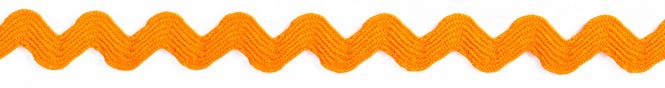 Zackenlitze 7mm viele Farben Bänder Veno orange Malu - Stoffhaus
