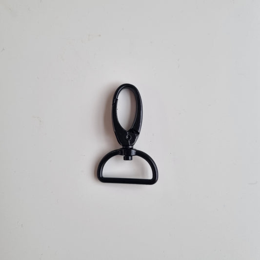 Karabiner 25mm schwarz