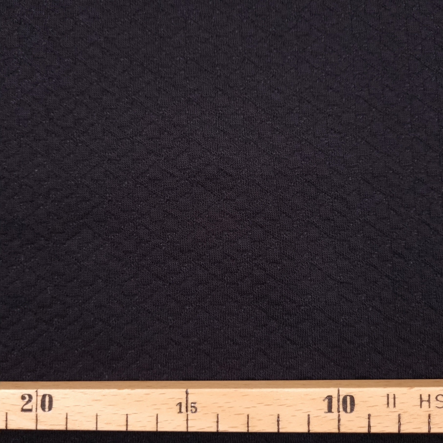 3D Jaquardjersey schwarz jersey, neu Polytex Malu - Stoffhaus