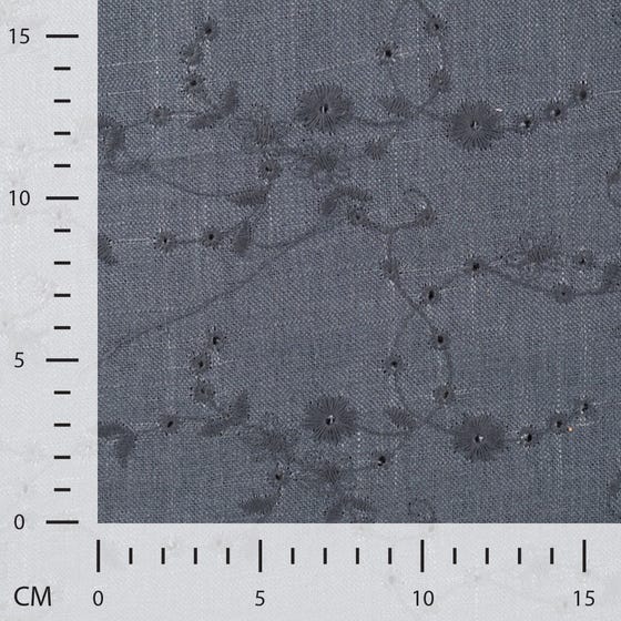 Leinenviskose embroidery