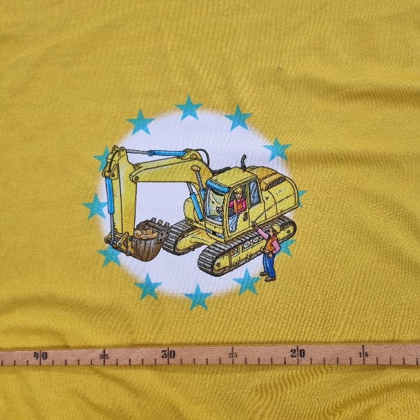 Achtung Baustelle! Panel jersey, neu Malu Stoffhaus Malu - Stoffhaus