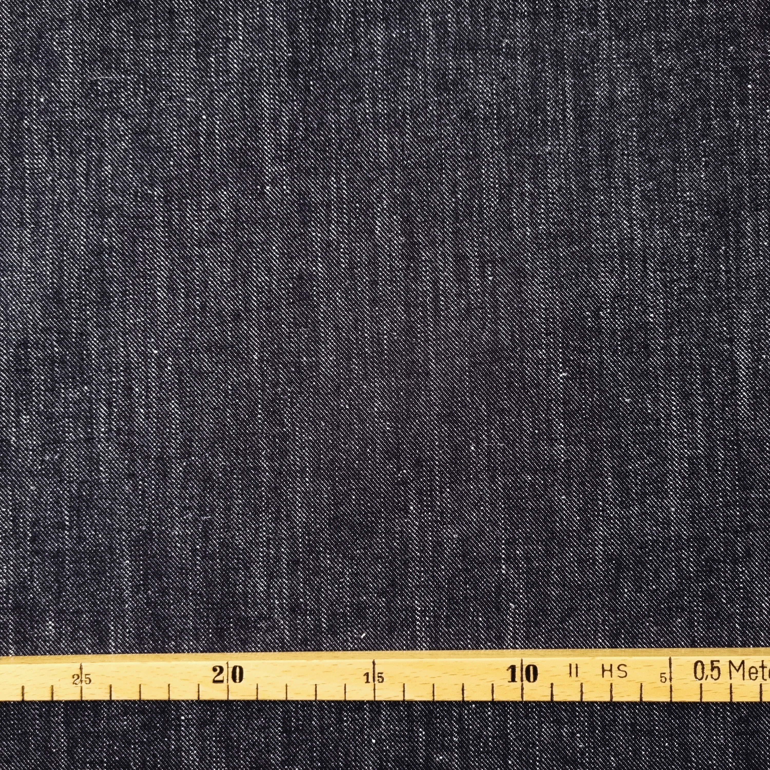 auffällig strukturierter Jeans mit Leinen blau Jeans, neu Knipidee International B.V. Malu - Stoffhaus