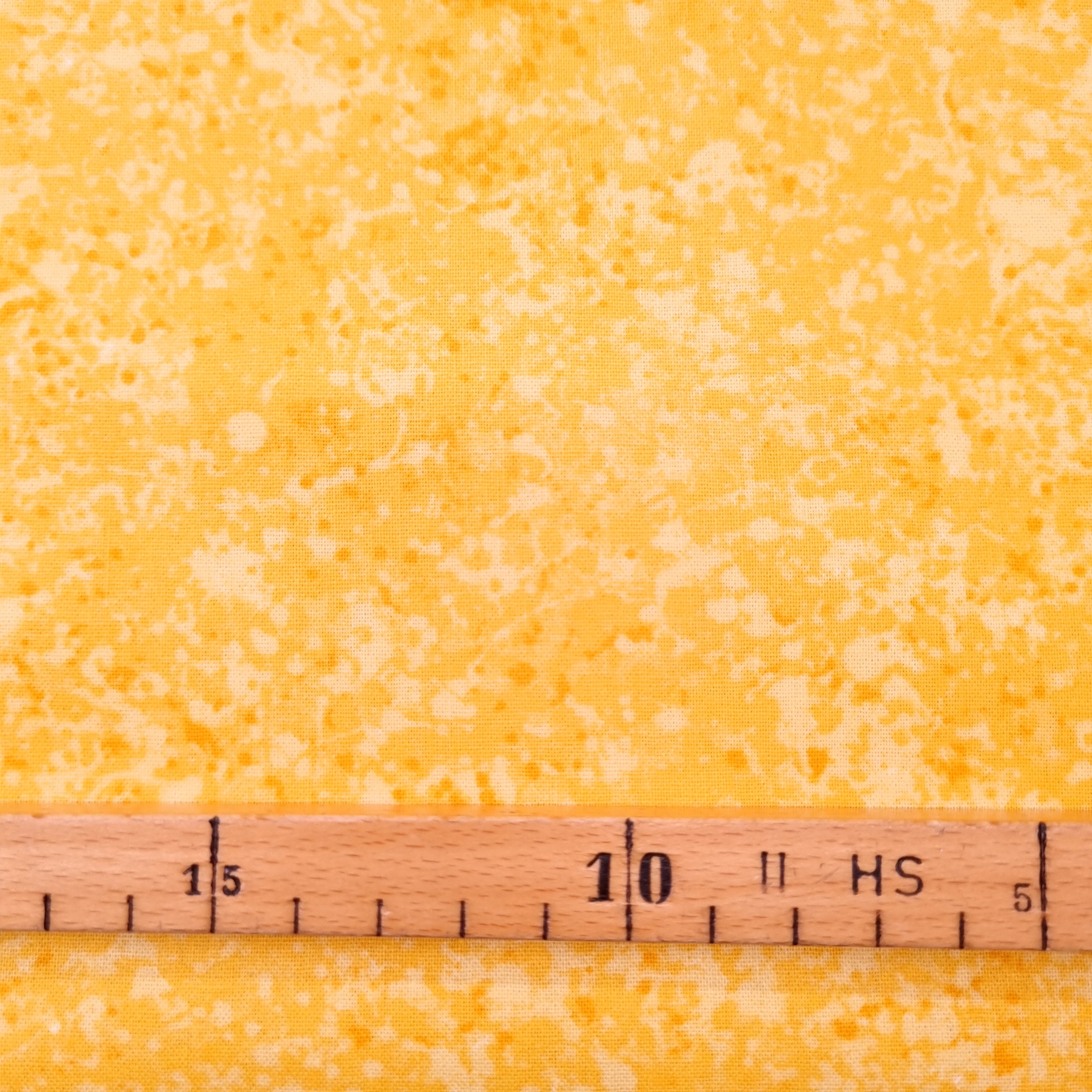 Baumwolldruck gelb marmoriert Webstoff Hemmers Malu - Stoffhaus