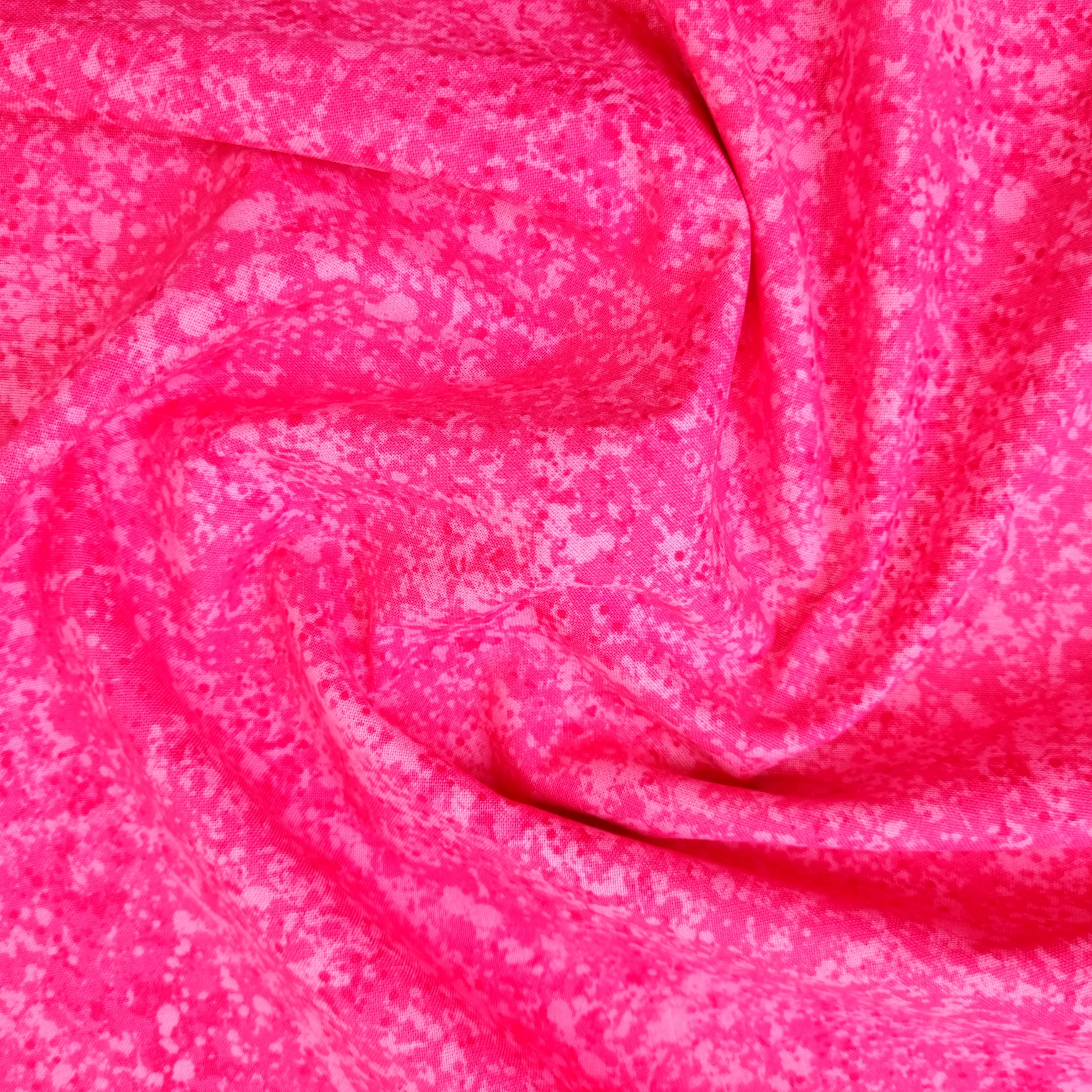 Baumwolldruck pink marmoriert Webstoff Hemmers Itex Malu - Stoffhaus