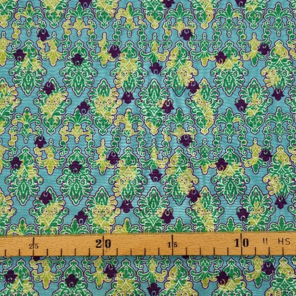 Baumwolljersey Ornamentmuster jersey, neu Malu Stoffhaus Malu - Stoffhaus