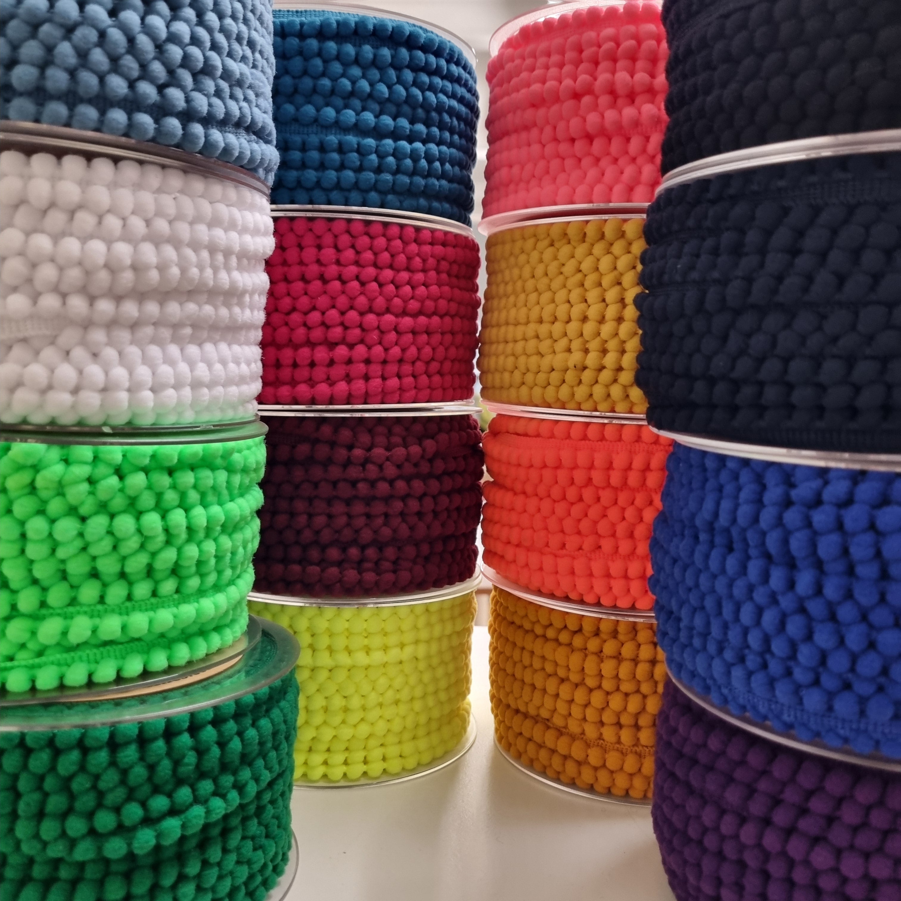 Bommelborte viele Farben 6mm Einlage Quality Textiles Malu - Stoffhaus