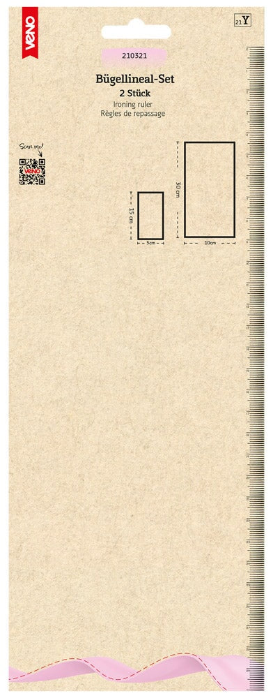 Bügellineal Set Messen Veno Malu - Stoffhaus