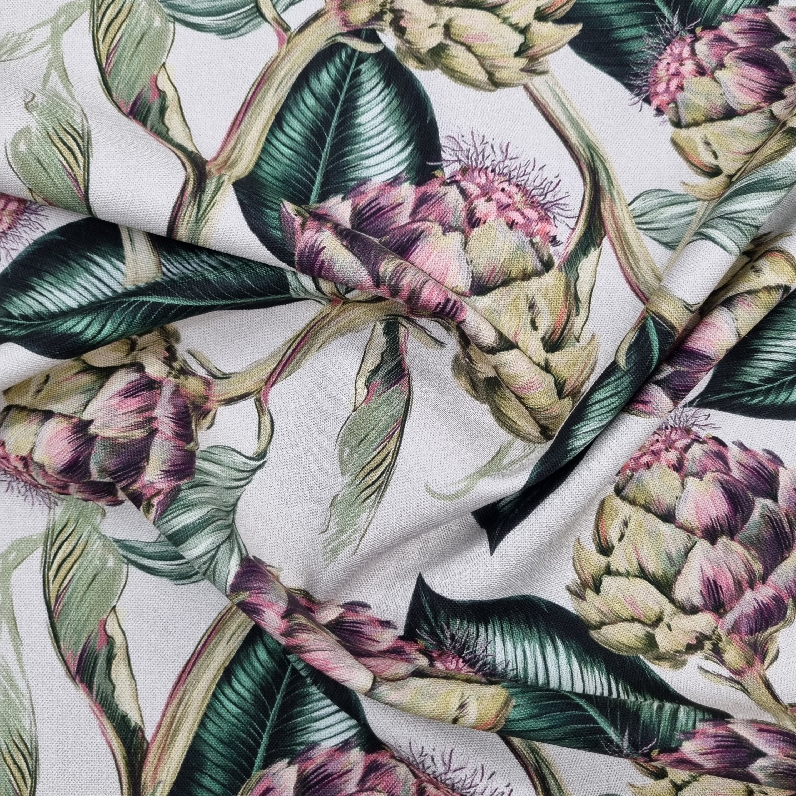 Canvas Artischocken offwhite Canvas Verhees Malu - Stoffhaus