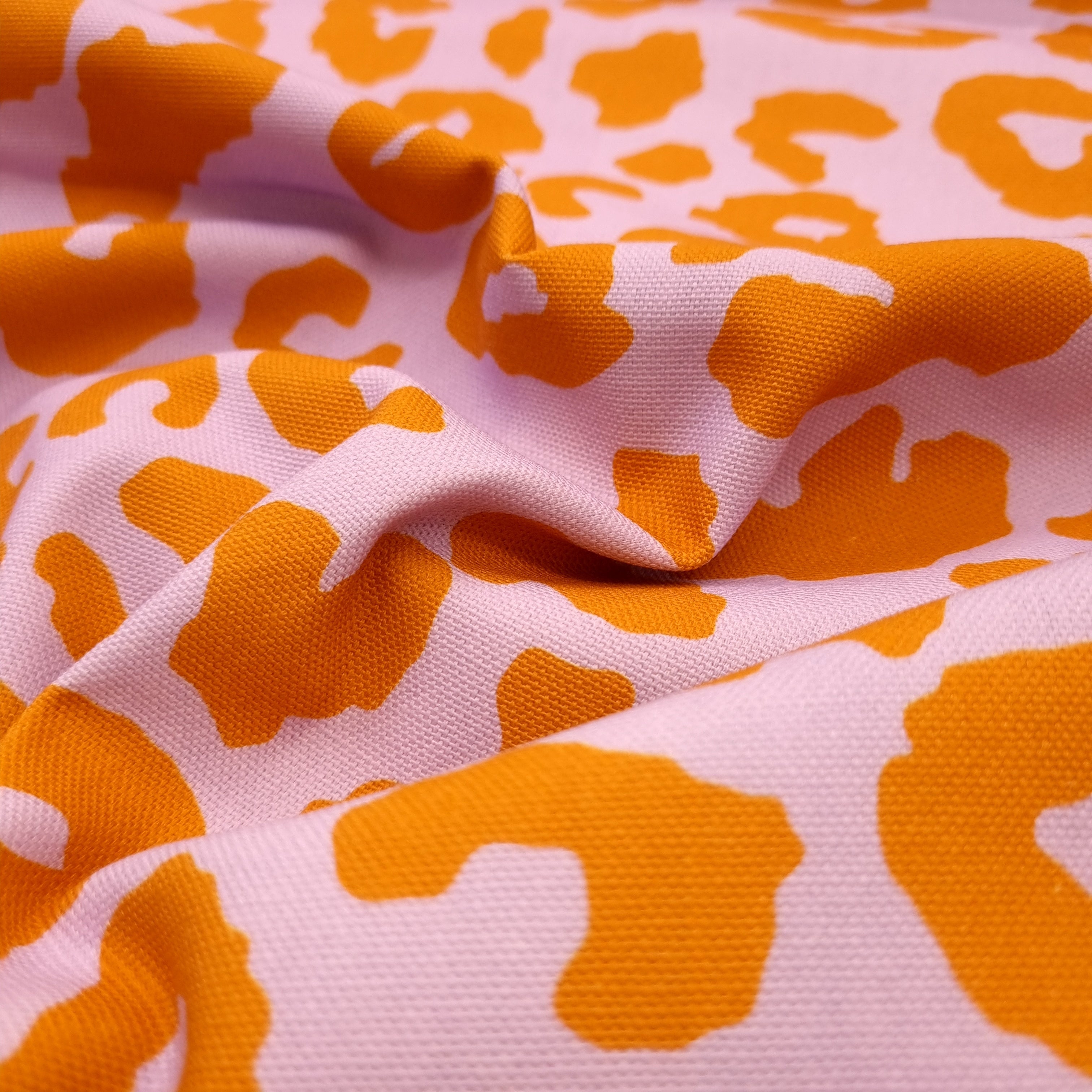 Canvas Leoprint flieder und gold Canvas PS Fashionfabrics Malu - Stoffhaus