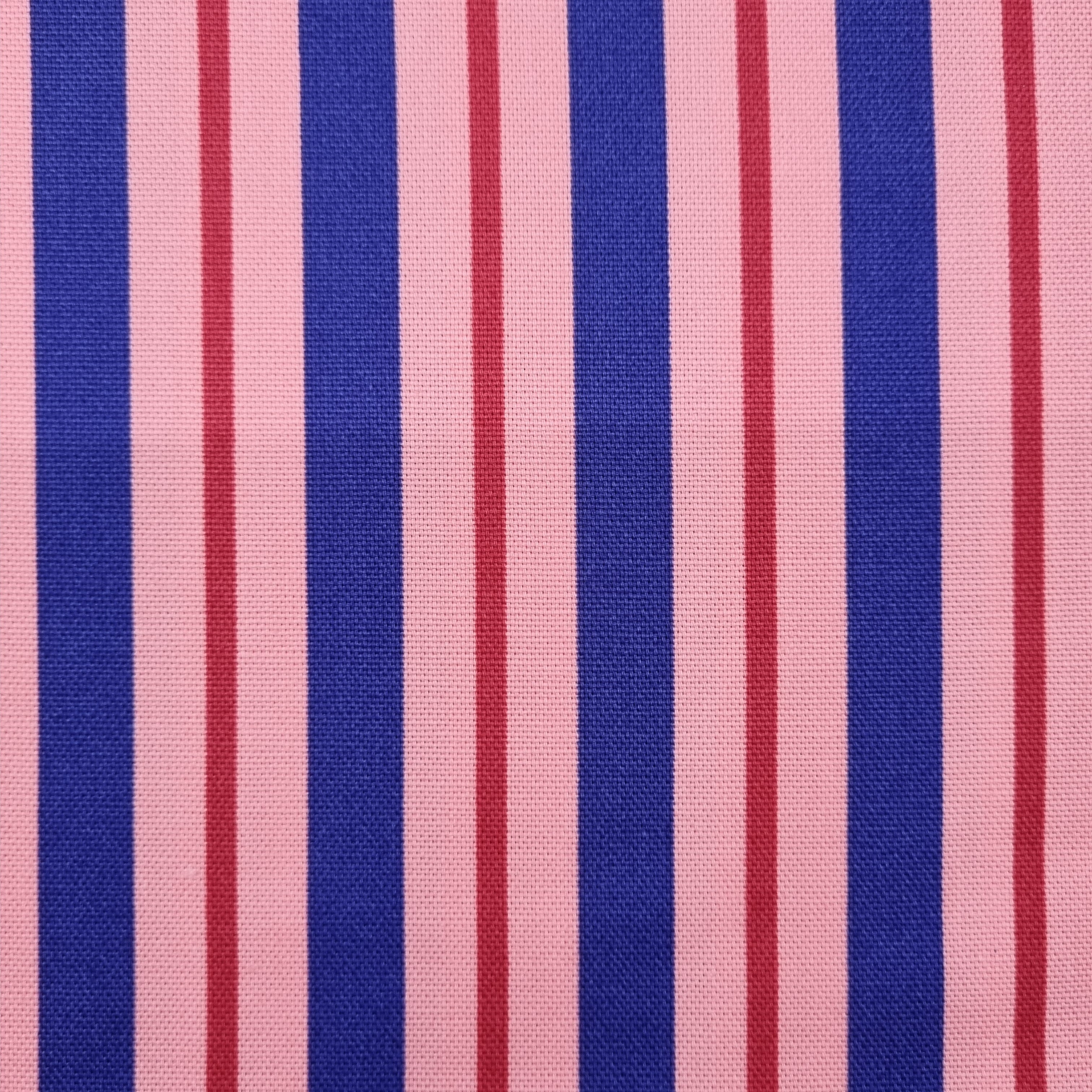 Canvas Streifen rosa/blau Canvas Verhees Malu - Stoffhaus