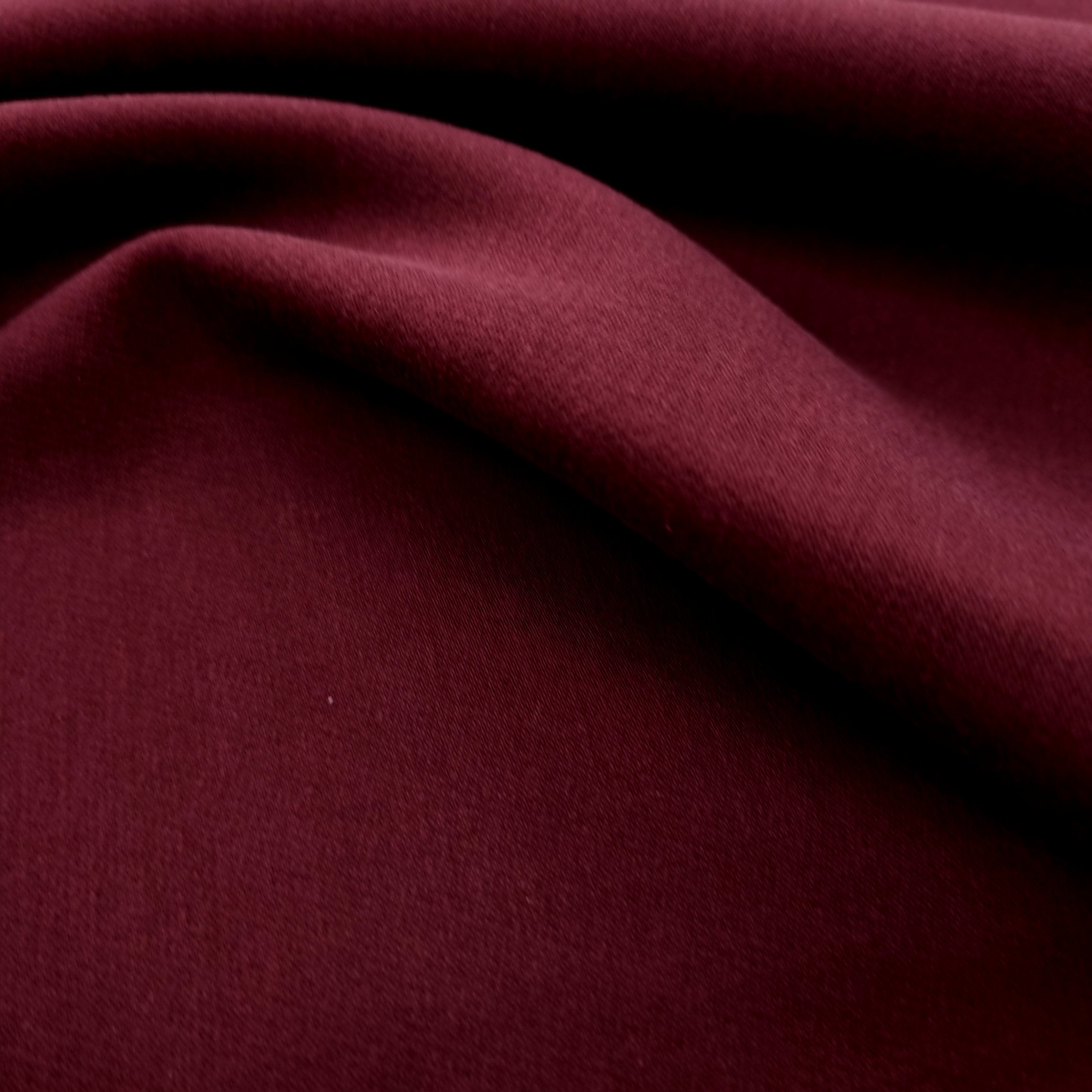 edler Lyocell Cotton Terry bordeaux Sweat, neu Knipidee International B.V. Malu - Stoffhaus