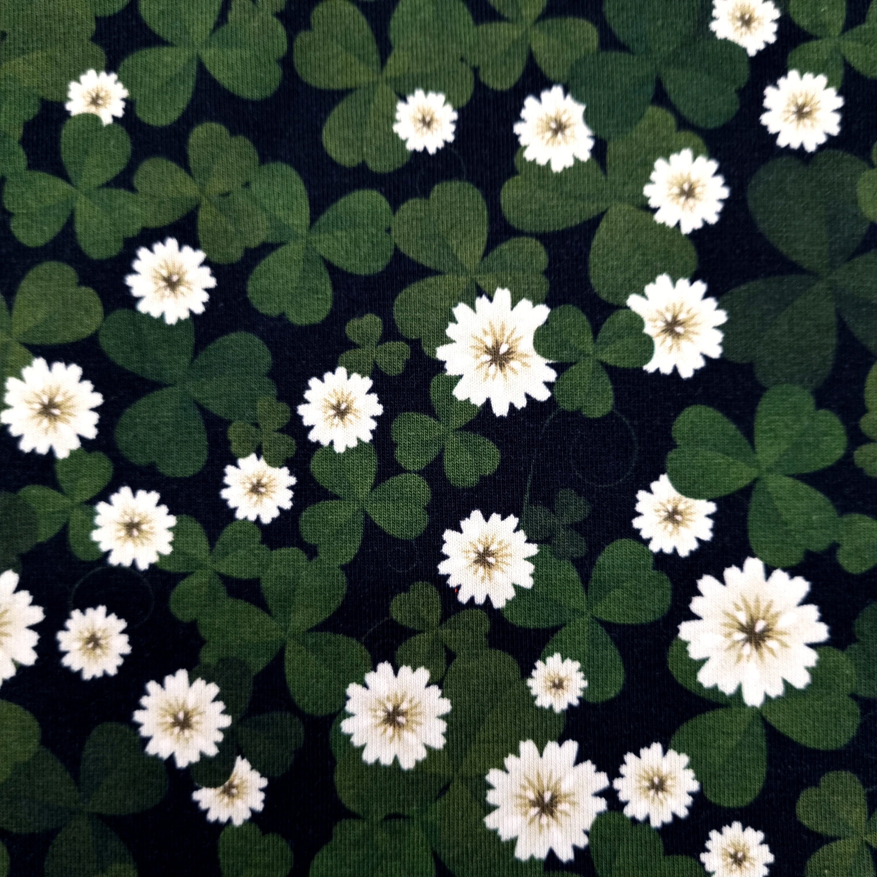 Eigenproduktion Klee Biobaumwolljersey Eigenproduktion, neu Malu Stoffhaus - Nähschule - Atelier Malu - Stoffhaus