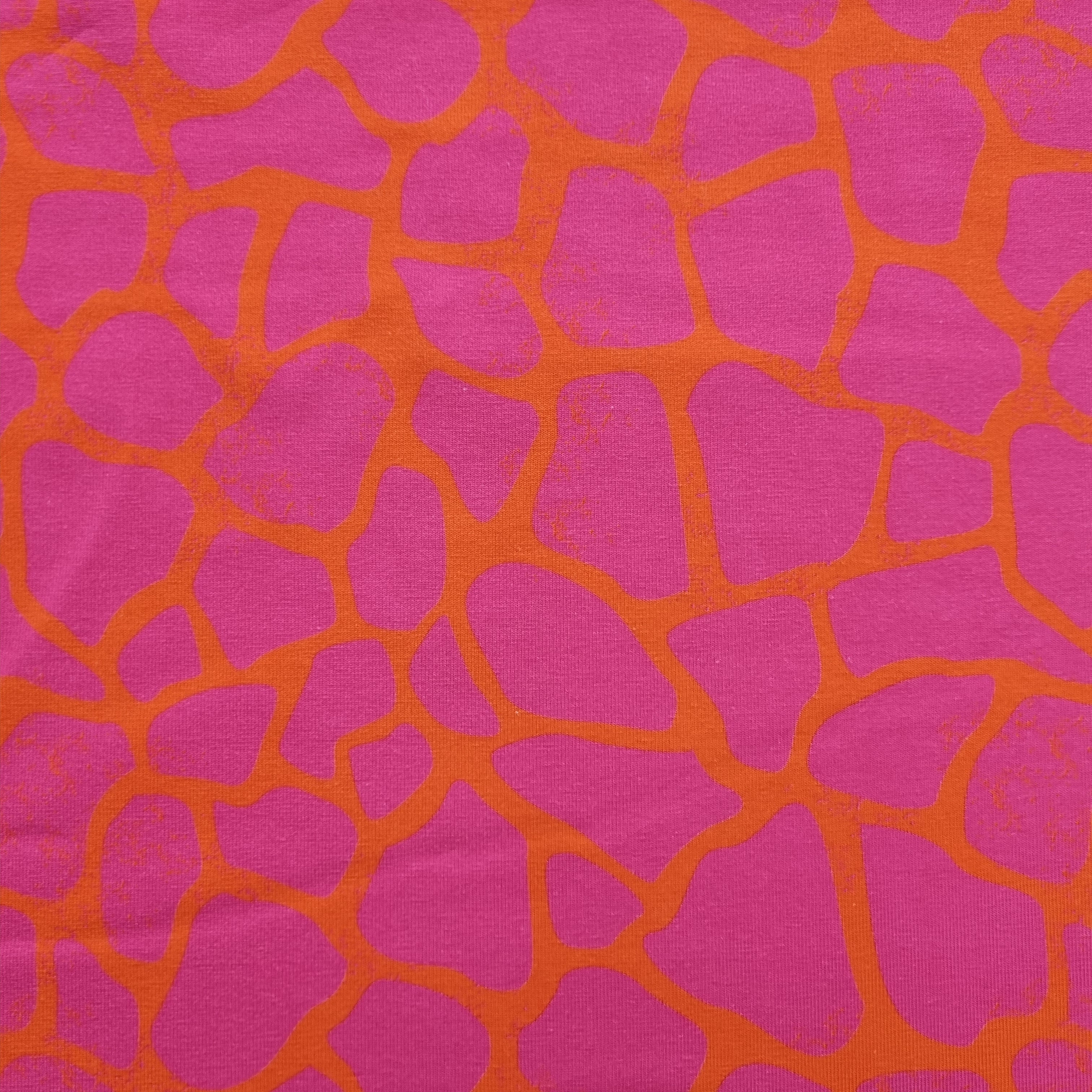 Eigenproduktion NeonGiraffe Biobaumwolljersey Eigenproduktion, neu Malu Stoffhaus - Nähschule - Atelier Malu - Stoffhaus