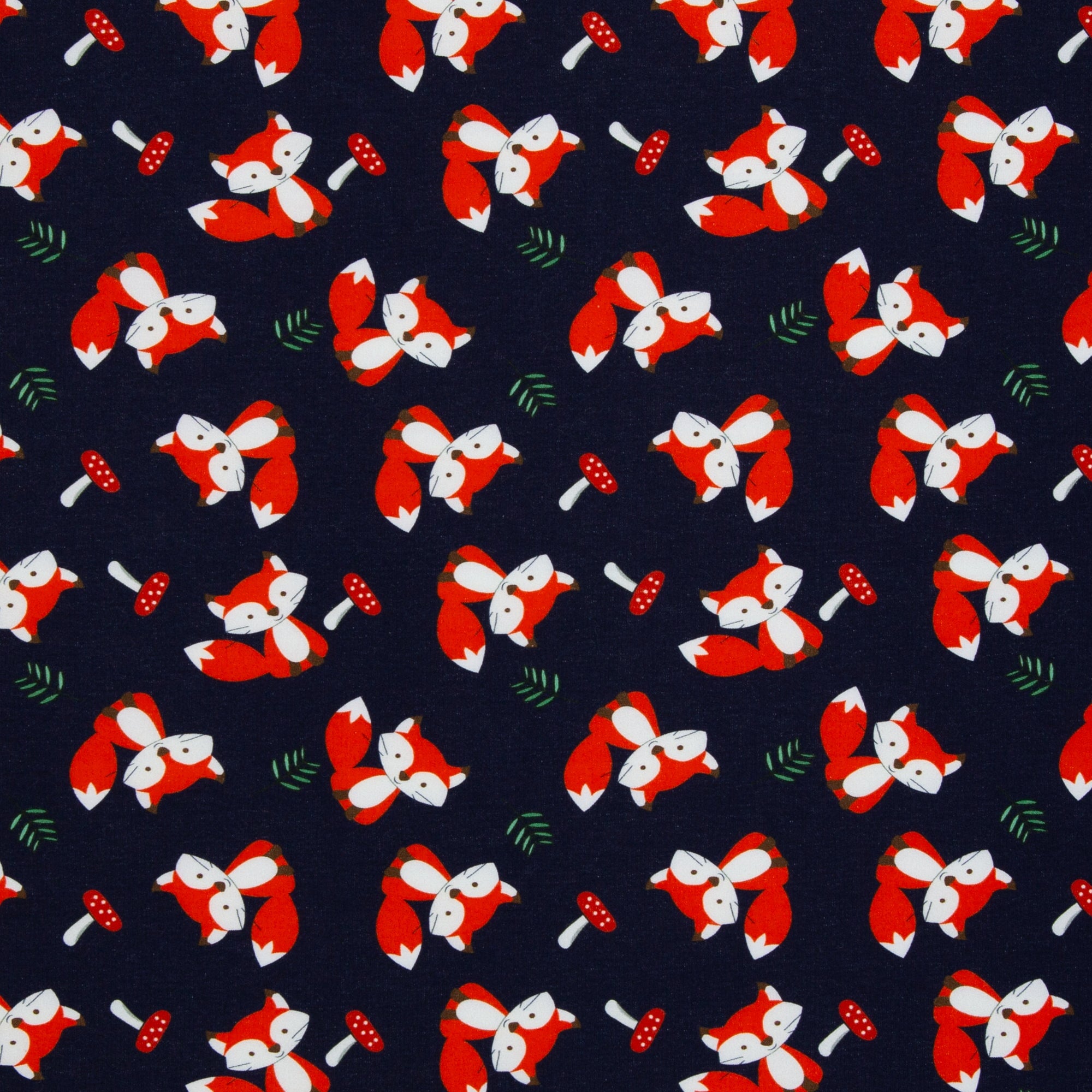 Fuchsfreunde auf Baumwolljersey jersey, neu Swafing Malu - Stoffhaus