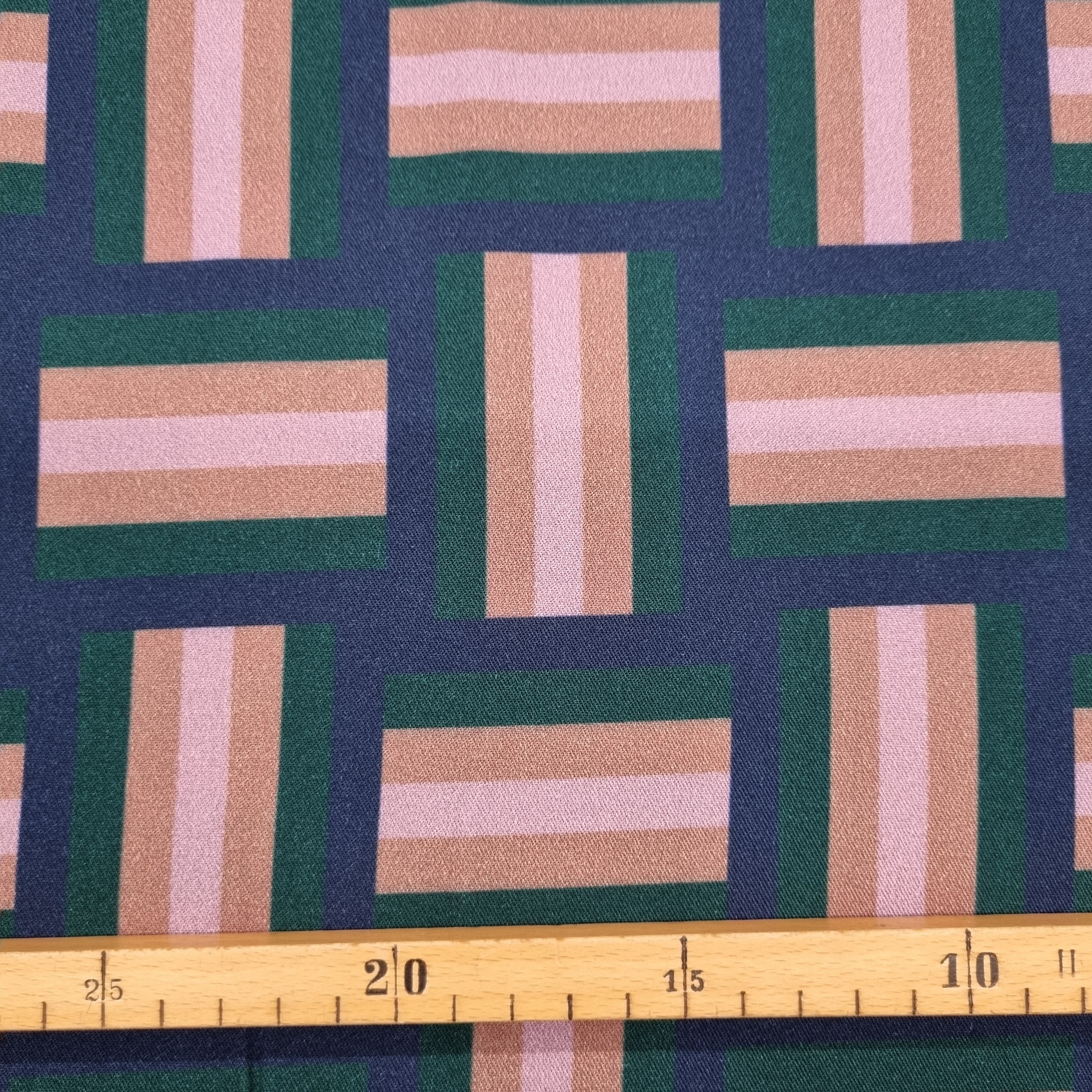 Geoluxe Braid Stripe Viskose Webstoff Malu Stoffhaus Malu - Stoffhaus