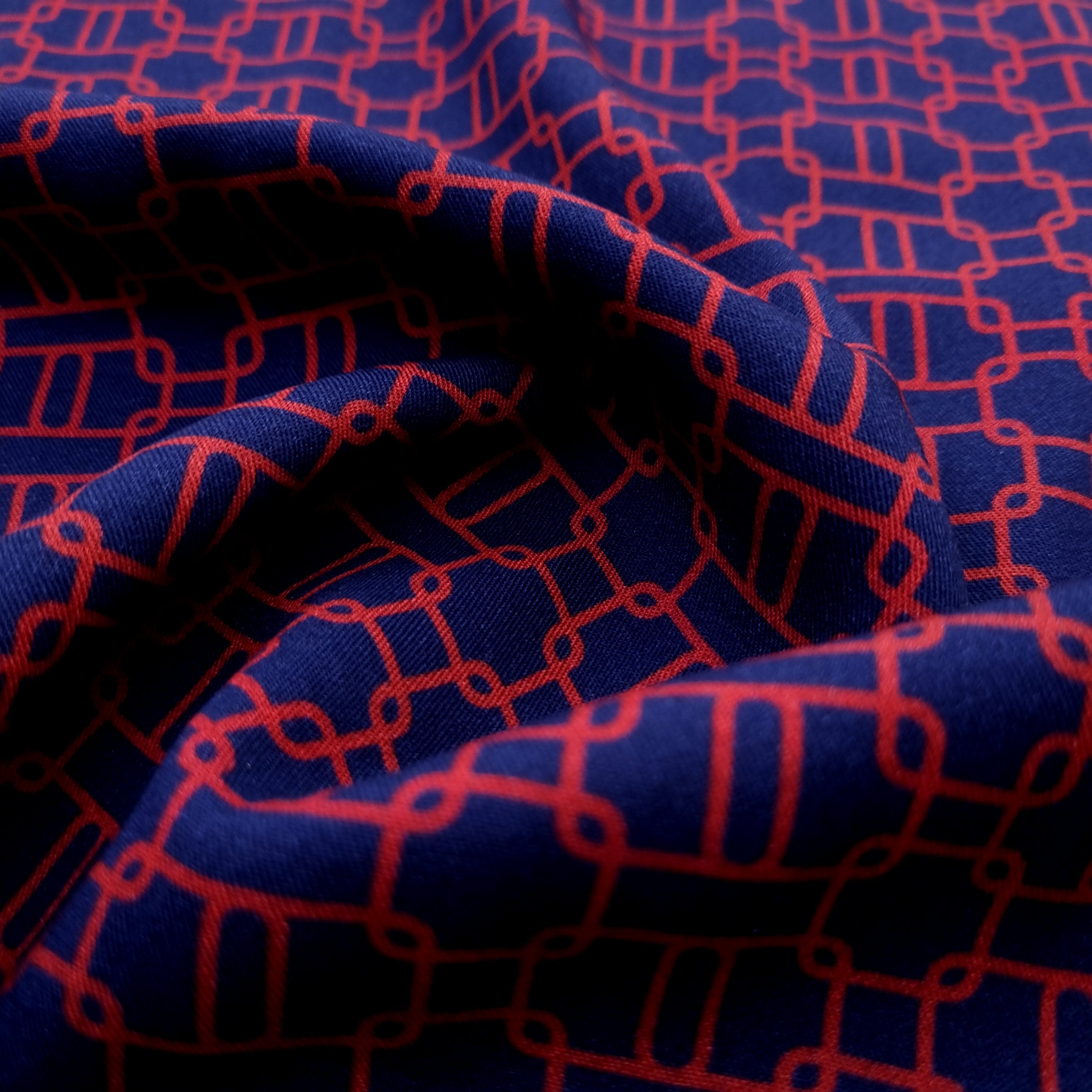 Geoluxe Chain Twist Viskose Webstoff Malu Stoffhaus Malu - Stoffhaus