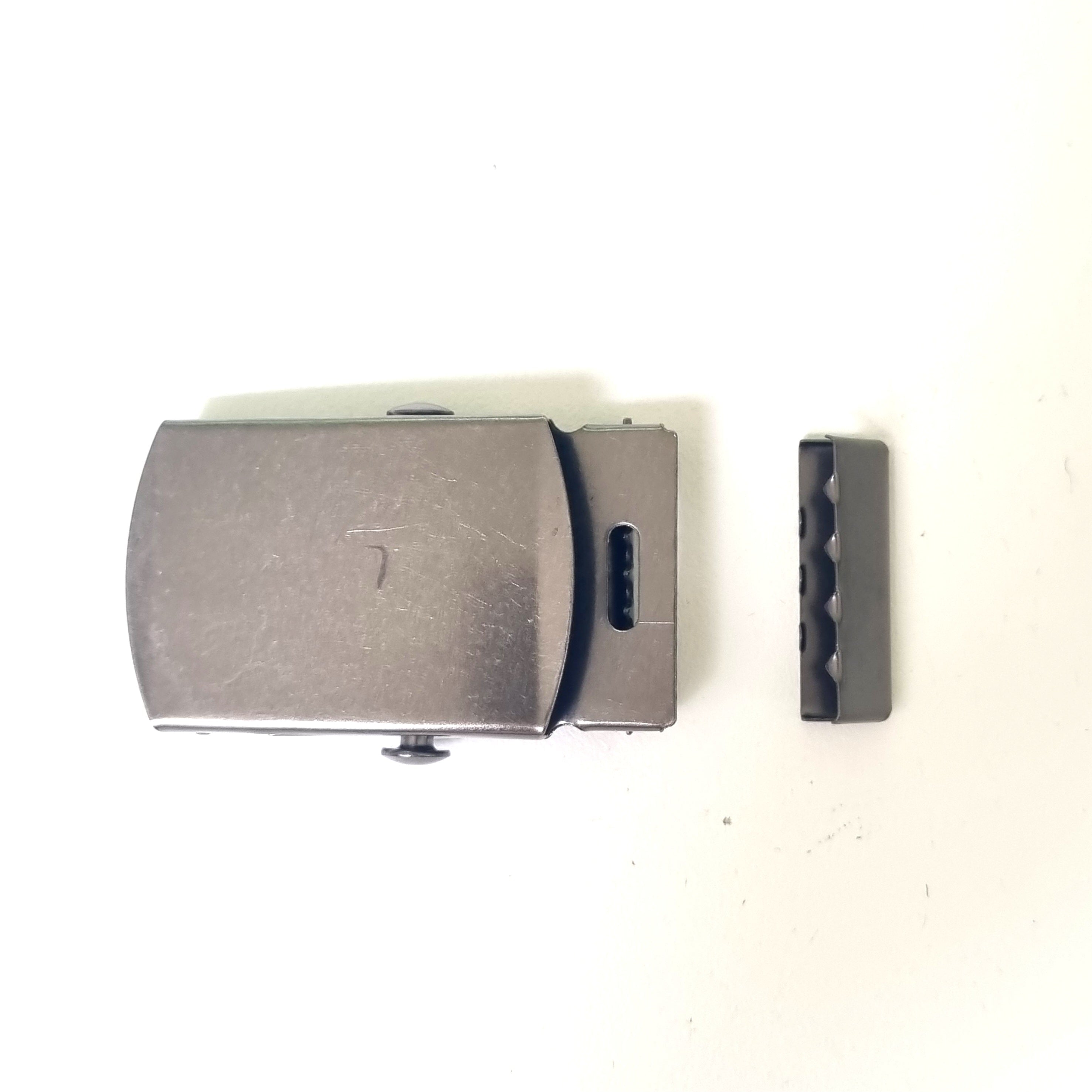 Gürtelschnalle drei Farben 30mm Verschlüsse Stoklasa gunmetal Malu - Stoffhaus