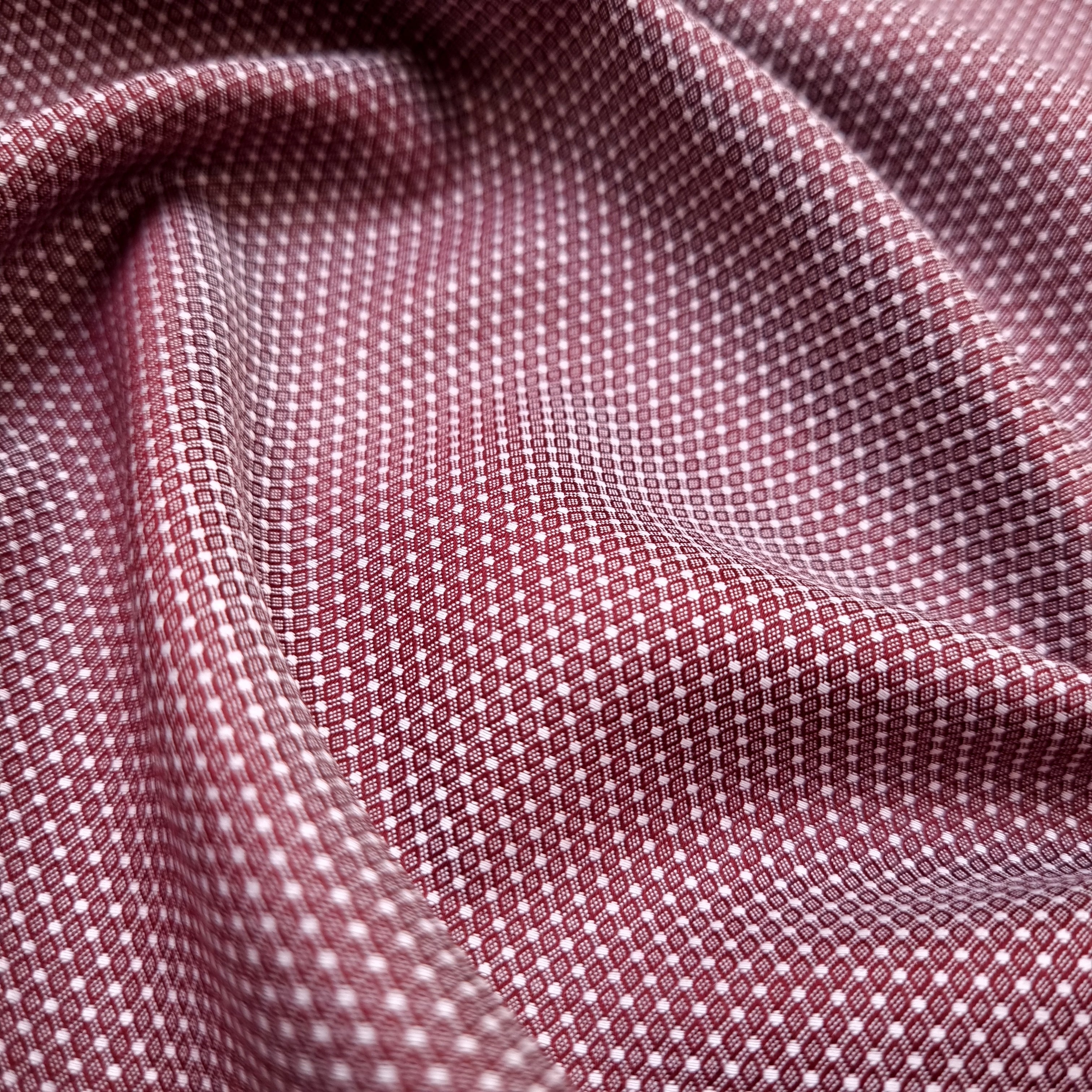 Hemdenstoff weinrot Webstoff Armbrüster Malu - Stoffhaus