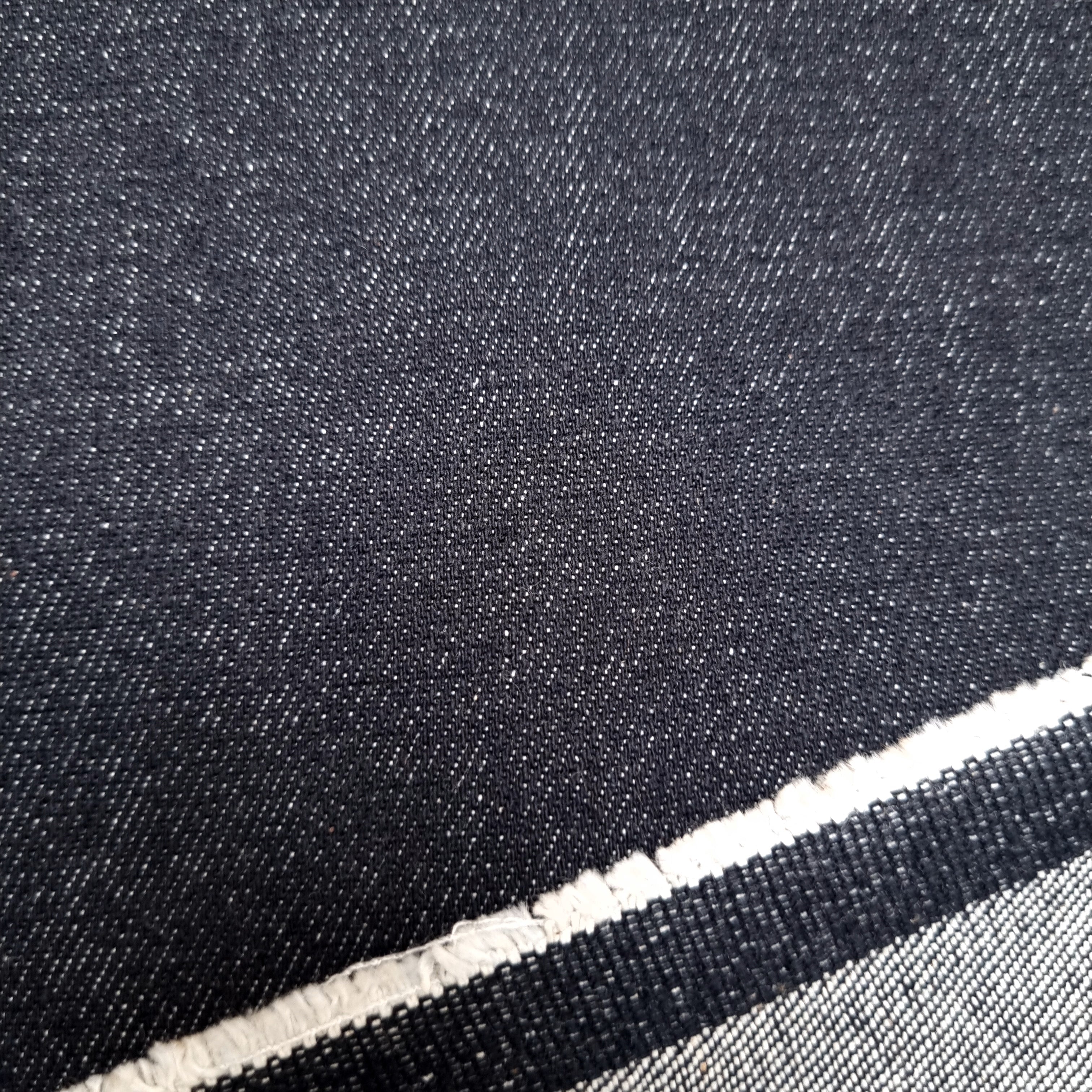 Jeans reine Baumwolle schwarz Webstoff Marin & Carbonell Malu - Stoffhaus