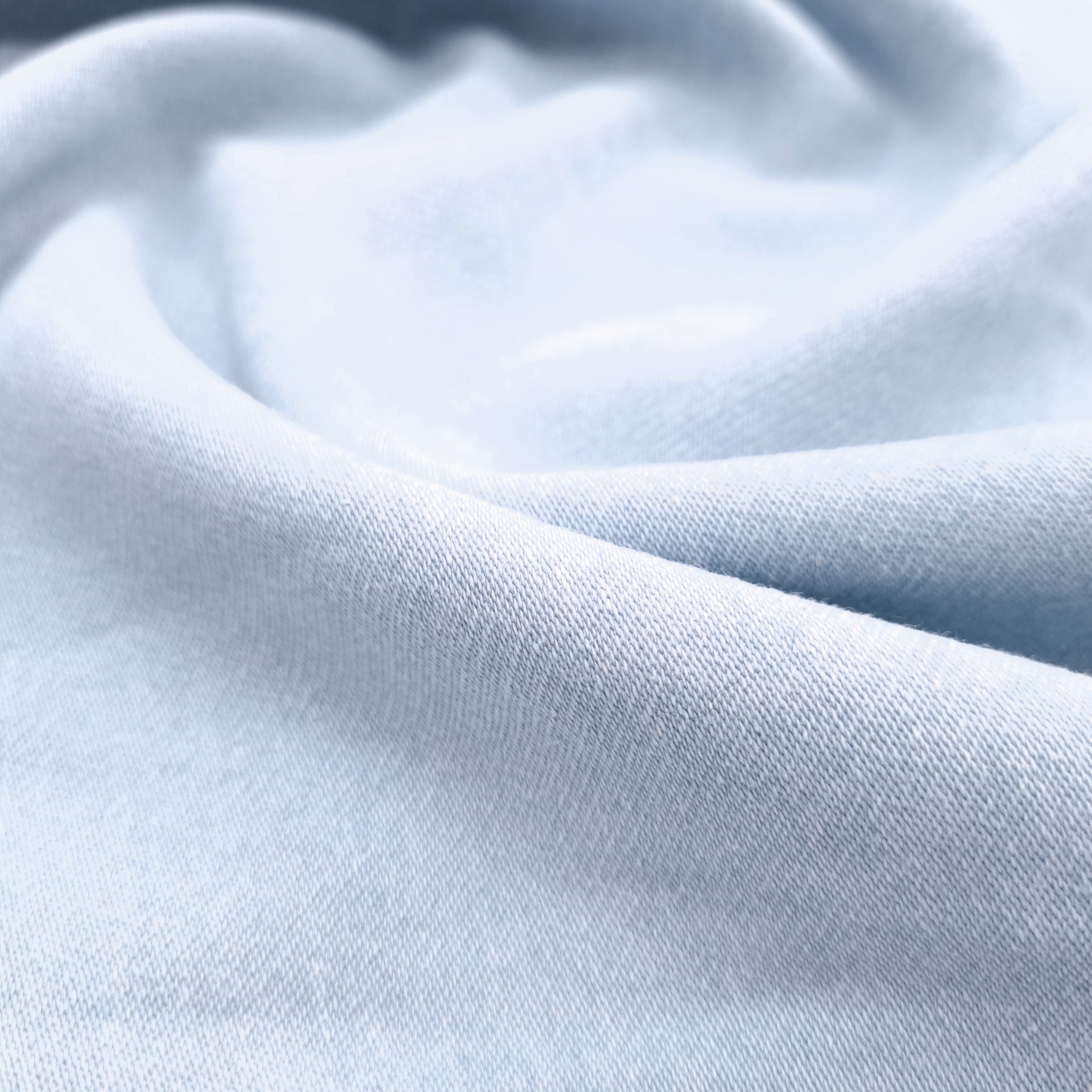 Jeanssweat hellblau Sweat, neu Malu Stoffhaus - Nähschule - Atelier Malu - Stoffhaus