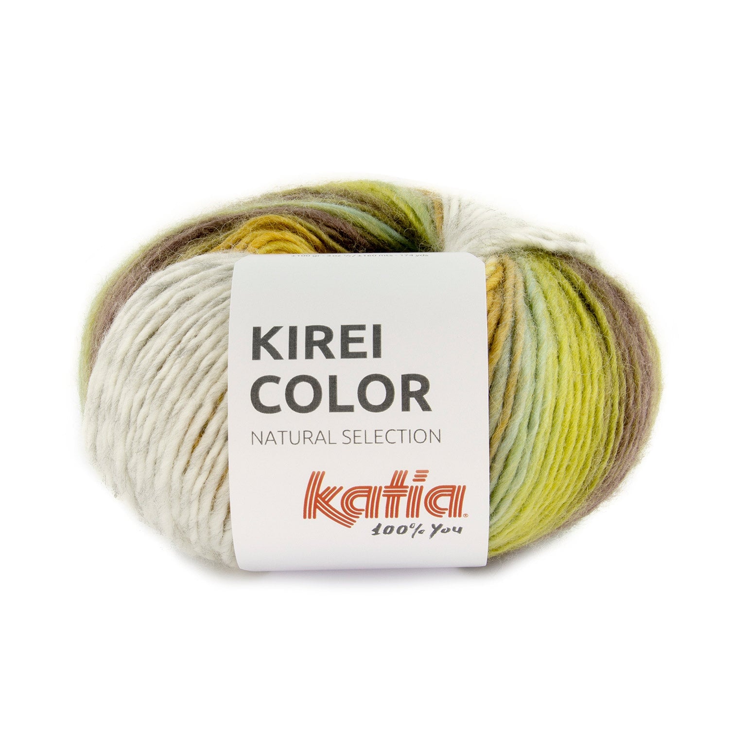 Kirei 100% Schurwolle superwash Wolle Katia grün-pistazie-camel-lila 304 Malu - Stoffhaus