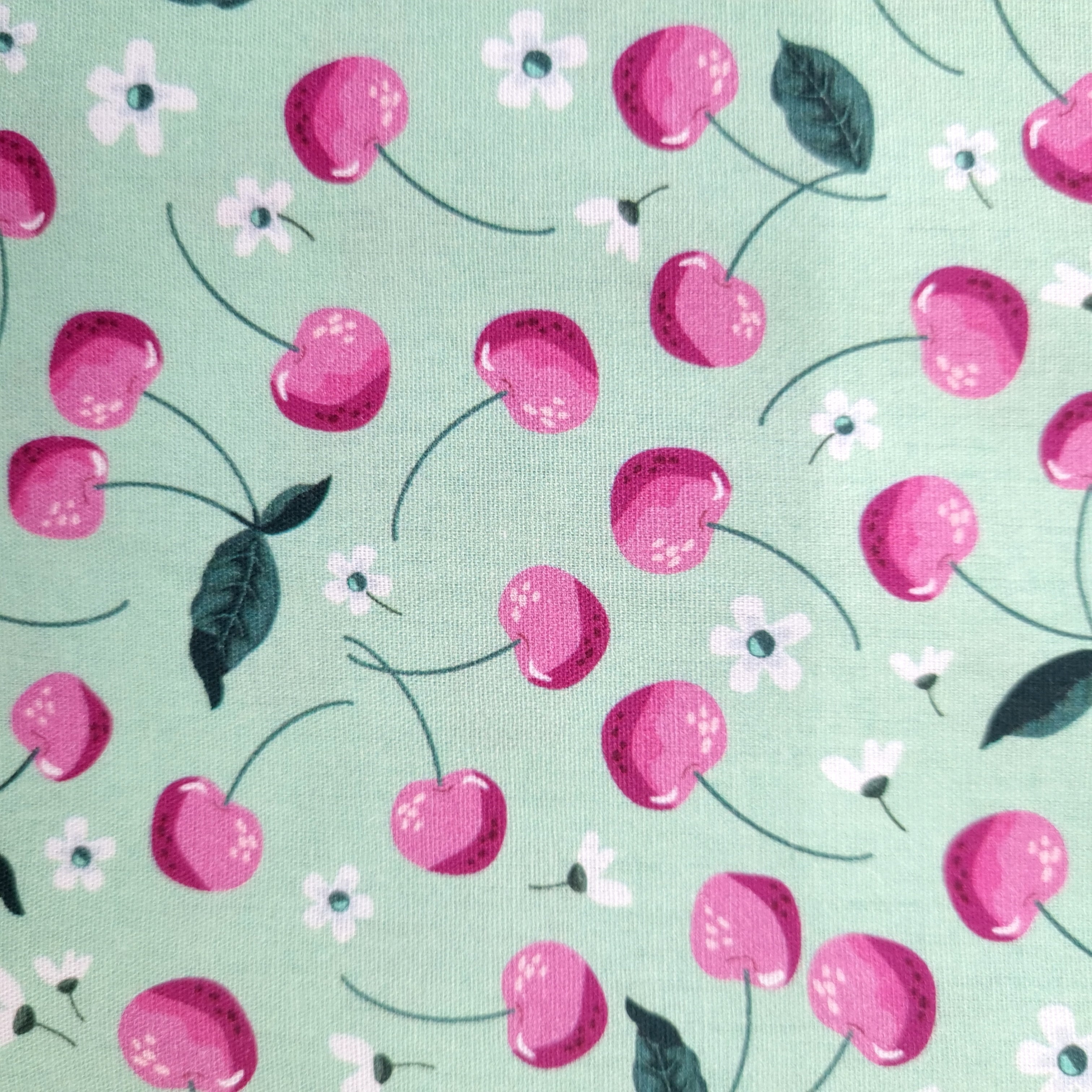 Kirschen Baumwolldruck Webstoff Swafing Malu - Stoffhaus