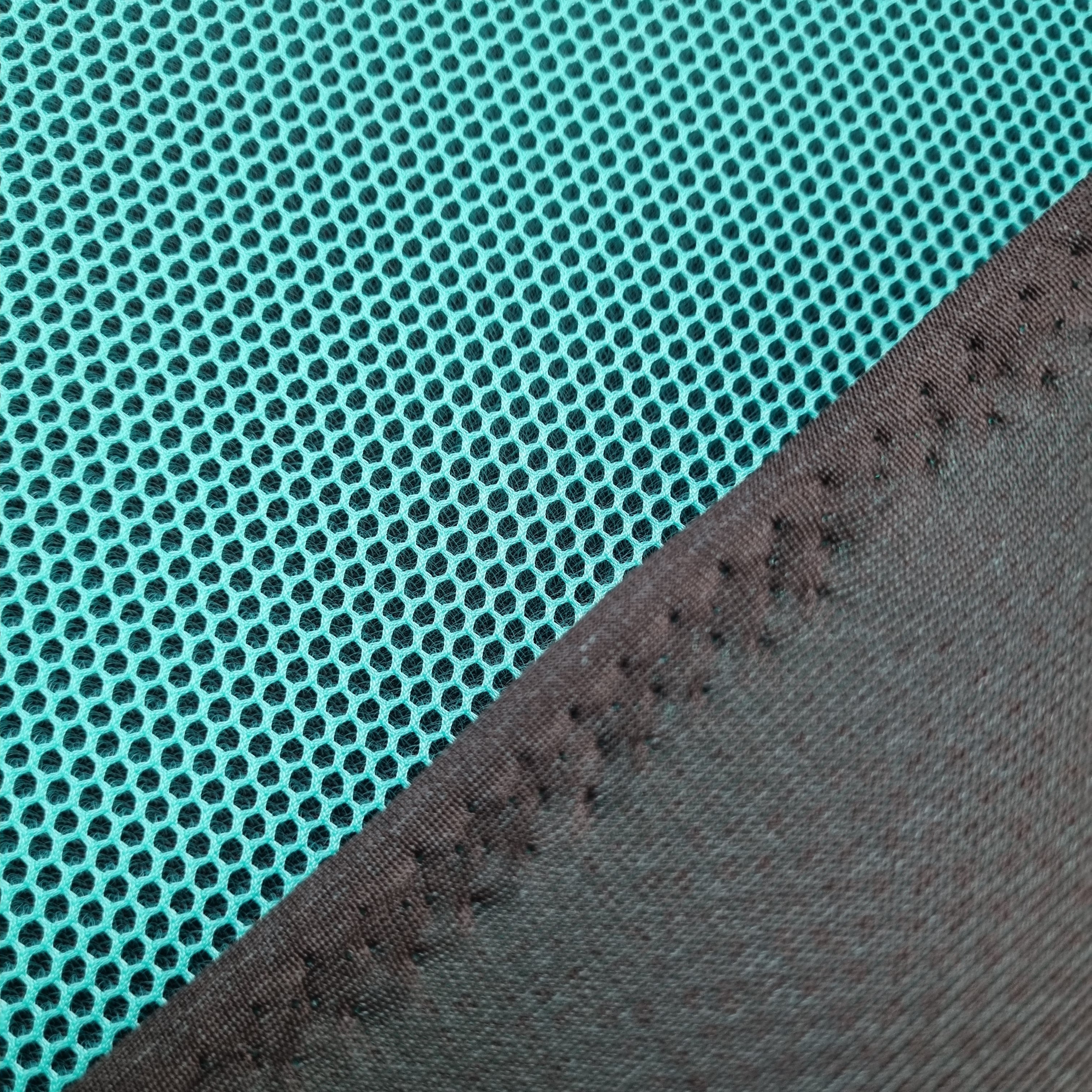 kräftiger Mesh schwarz/türkis jersey, neu Swafing Malu - Stoffhaus