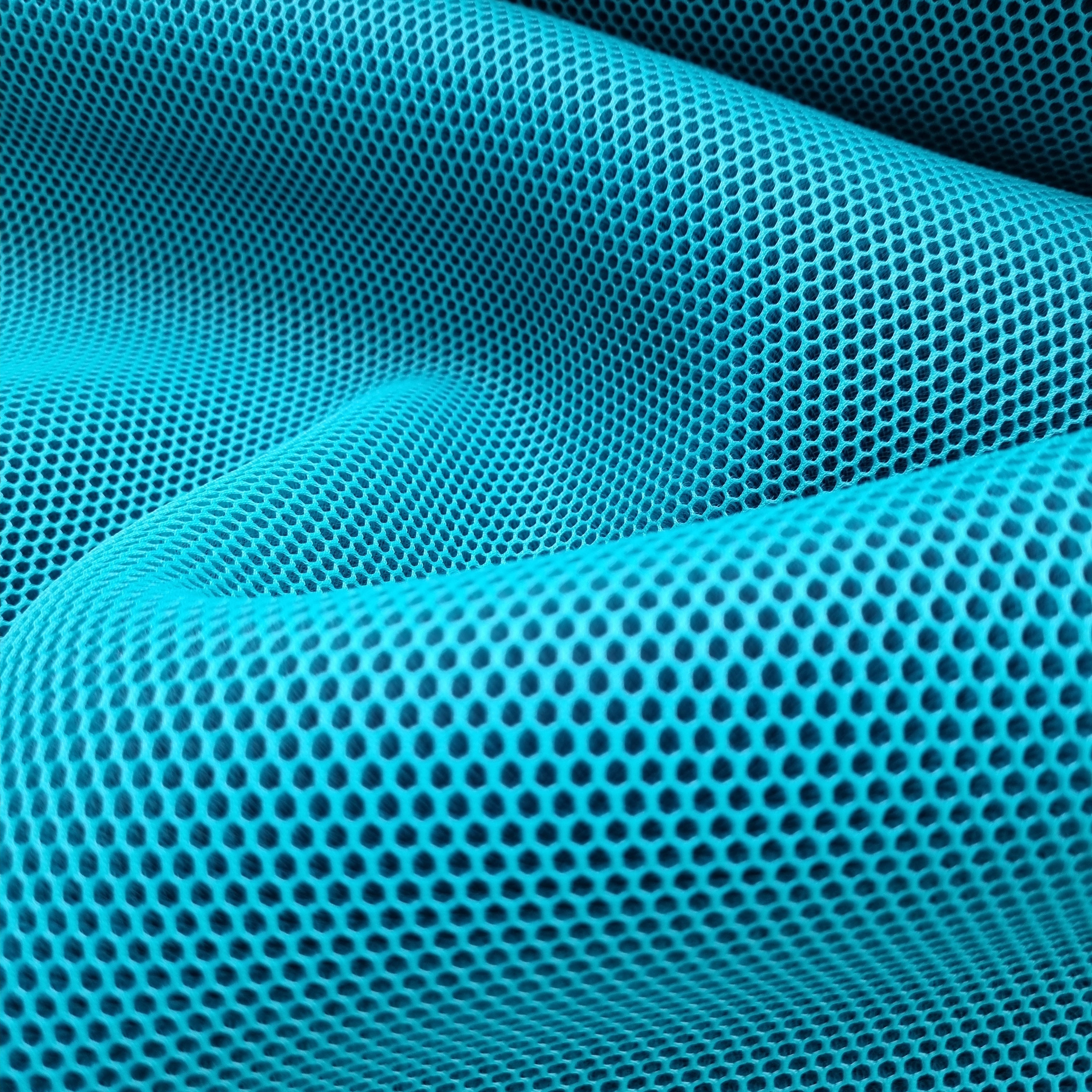 kräftiger Mesh schwarz/türkis jersey, neu Swafing Malu - Stoffhaus