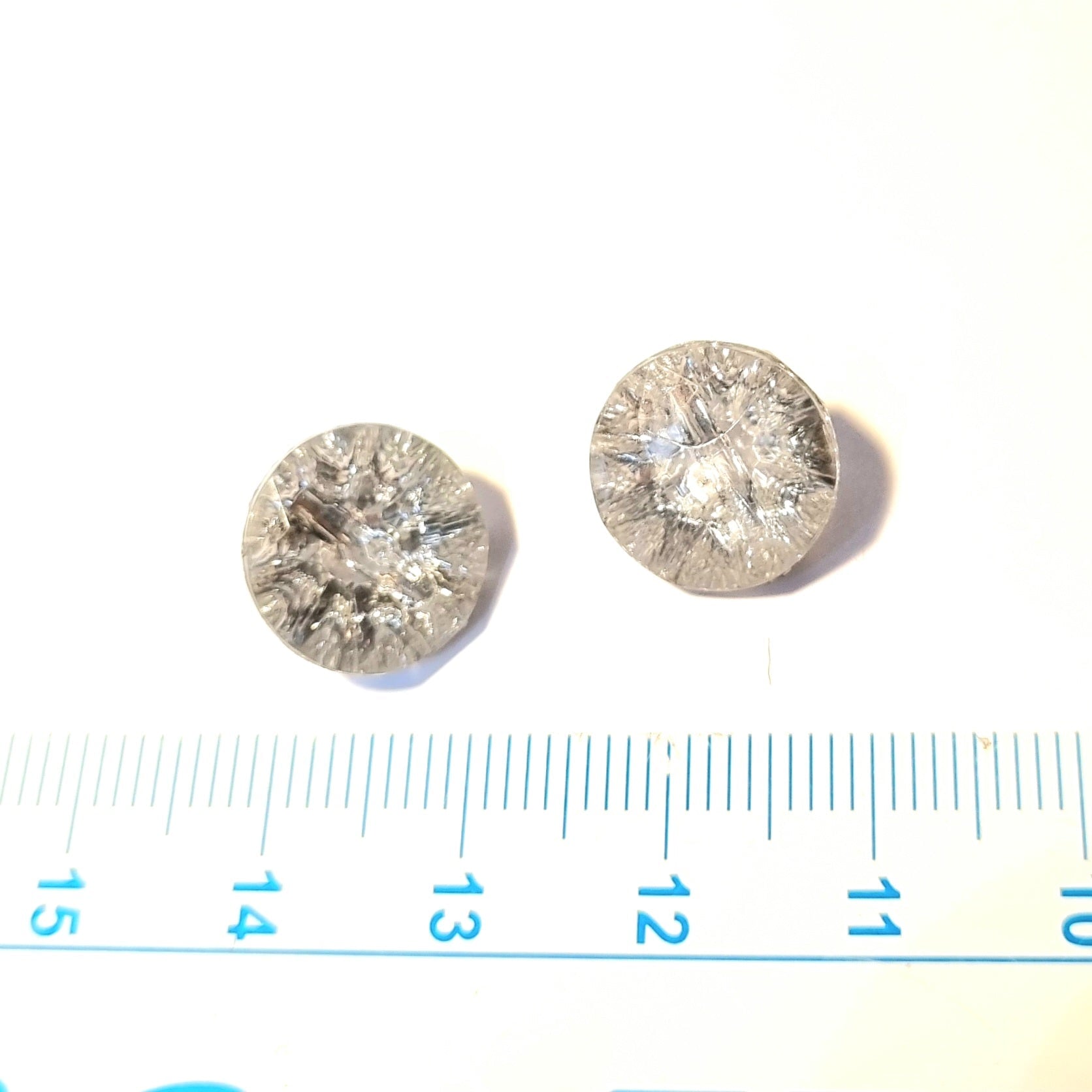 Kristallknopf 13 und 15mm Verschlüsse Stoklasa Malu - Stoffhaus