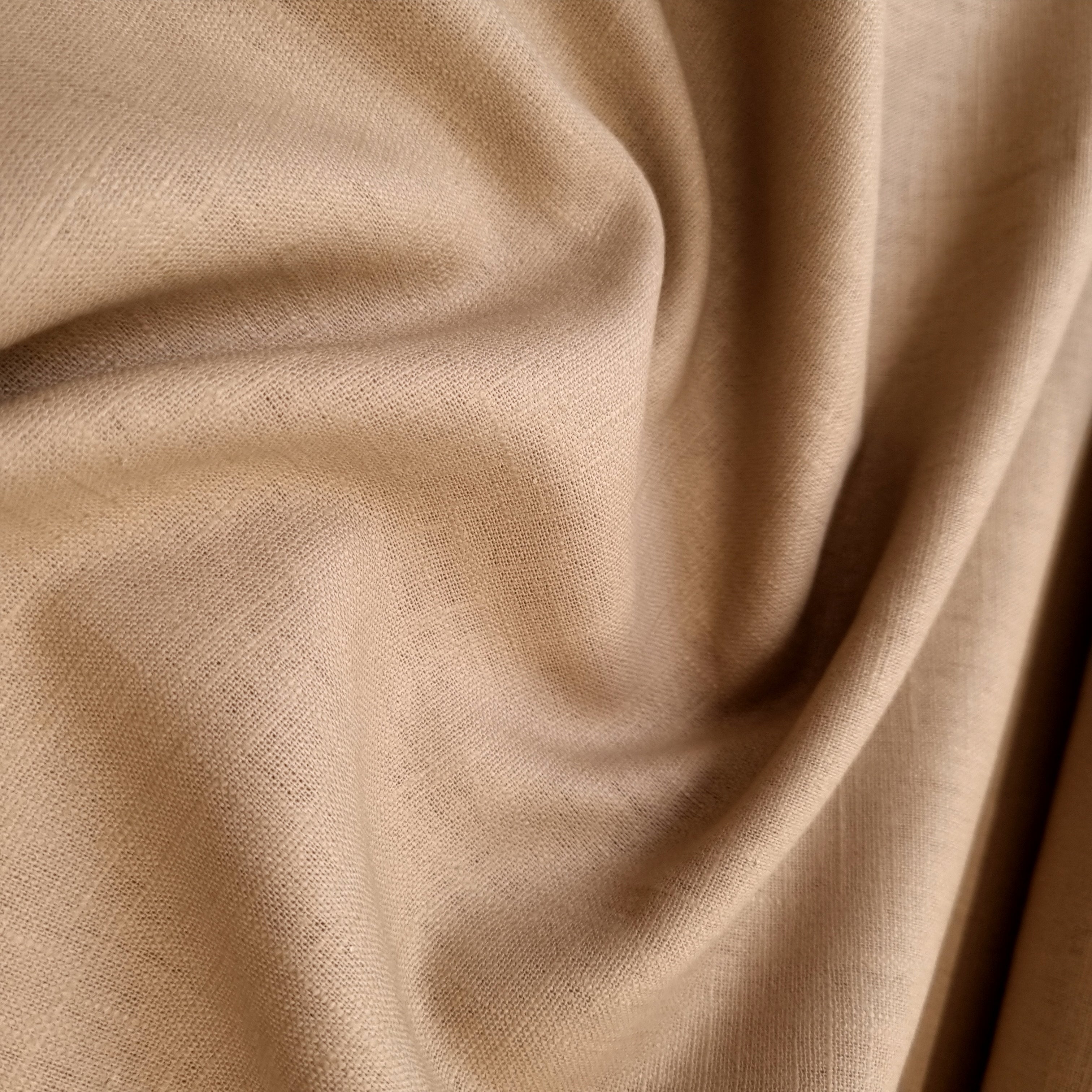 Leinen uni verschiedene Farben Musselin, neu Swafing sand17-1009 Malu - Stoffhaus