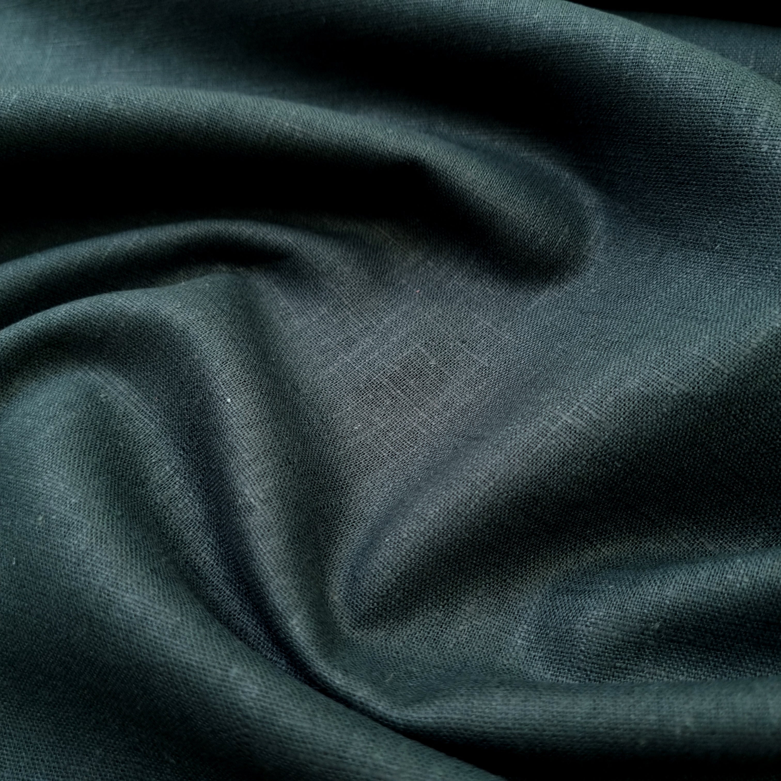 Leinen uni verschiedene Farben Musselin, neu Swafing tanne19-5350 Malu - Stoffhaus