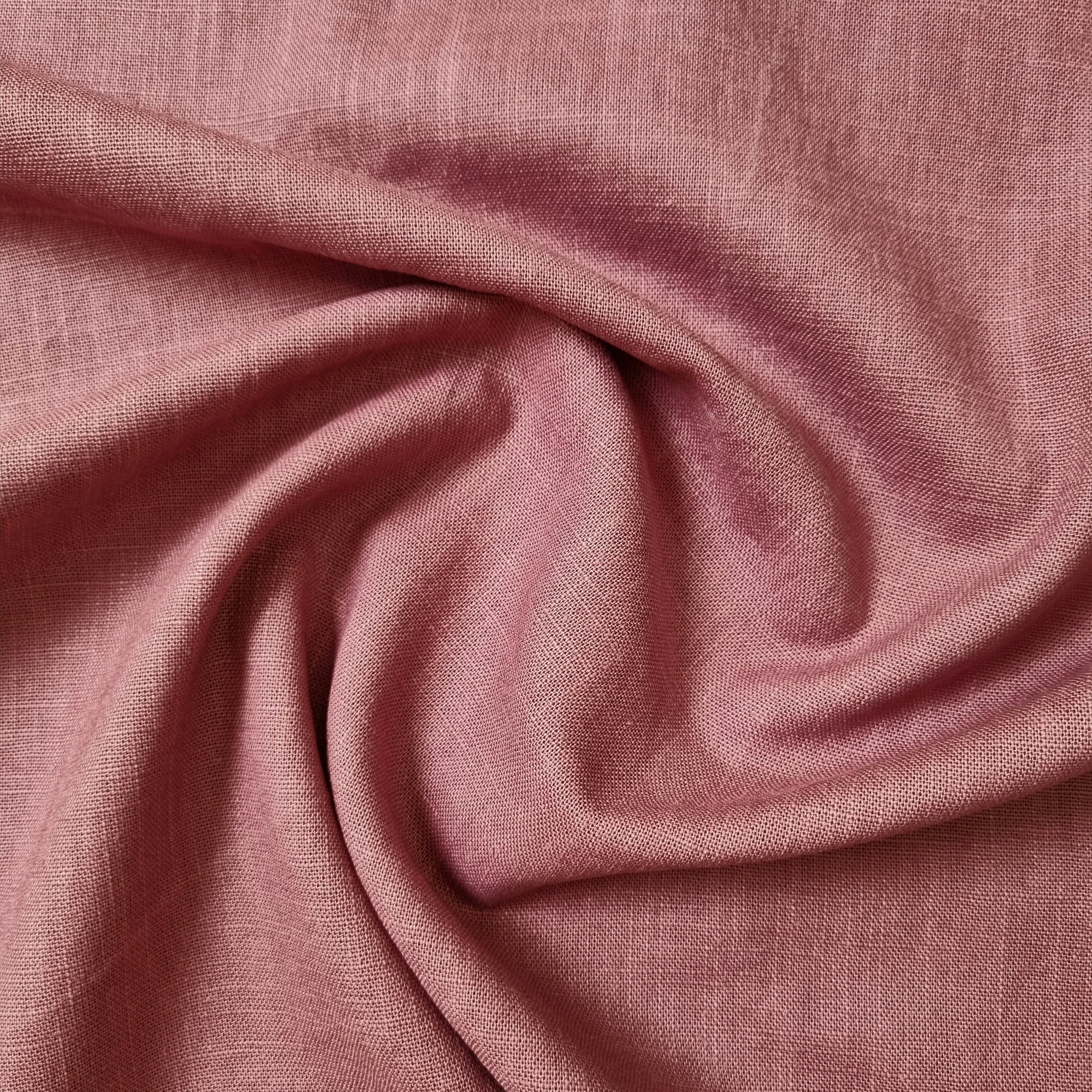 Leinen uni viele Farben Webstoff, neu Malu Stoffhaus - Nähschule - Atelier 2022 mauve Malu - Stoffhaus