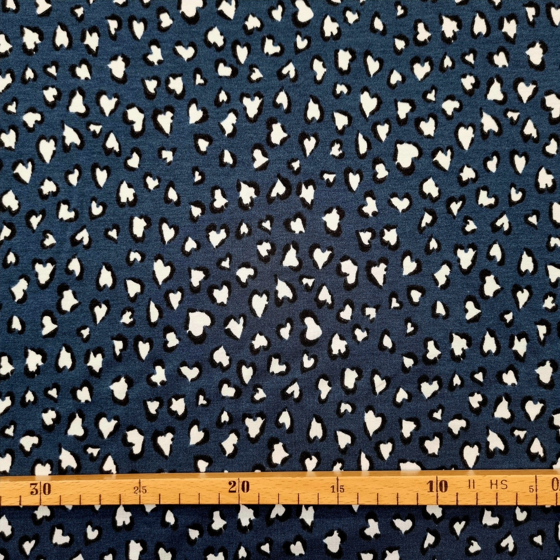 Leojersey blau/hellgrau jersey, neu Polytex Malu - Stoffhaus