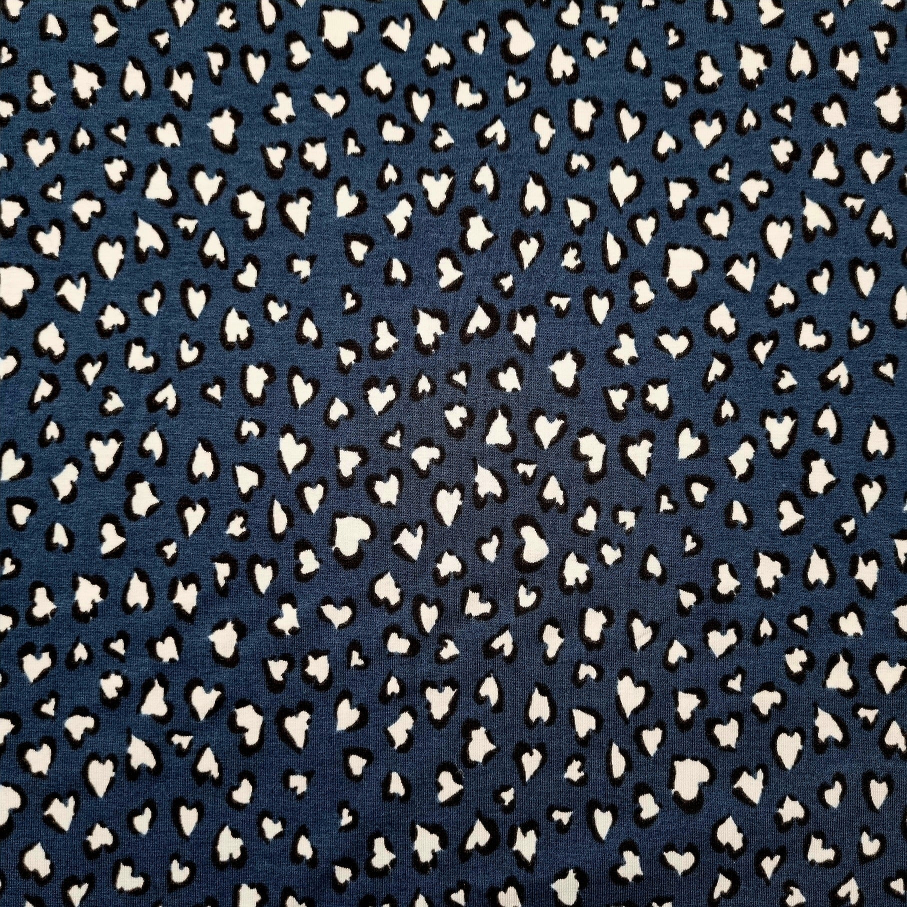 Leojersey blau/hellgrau jersey, neu Polytex Malu - Stoffhaus