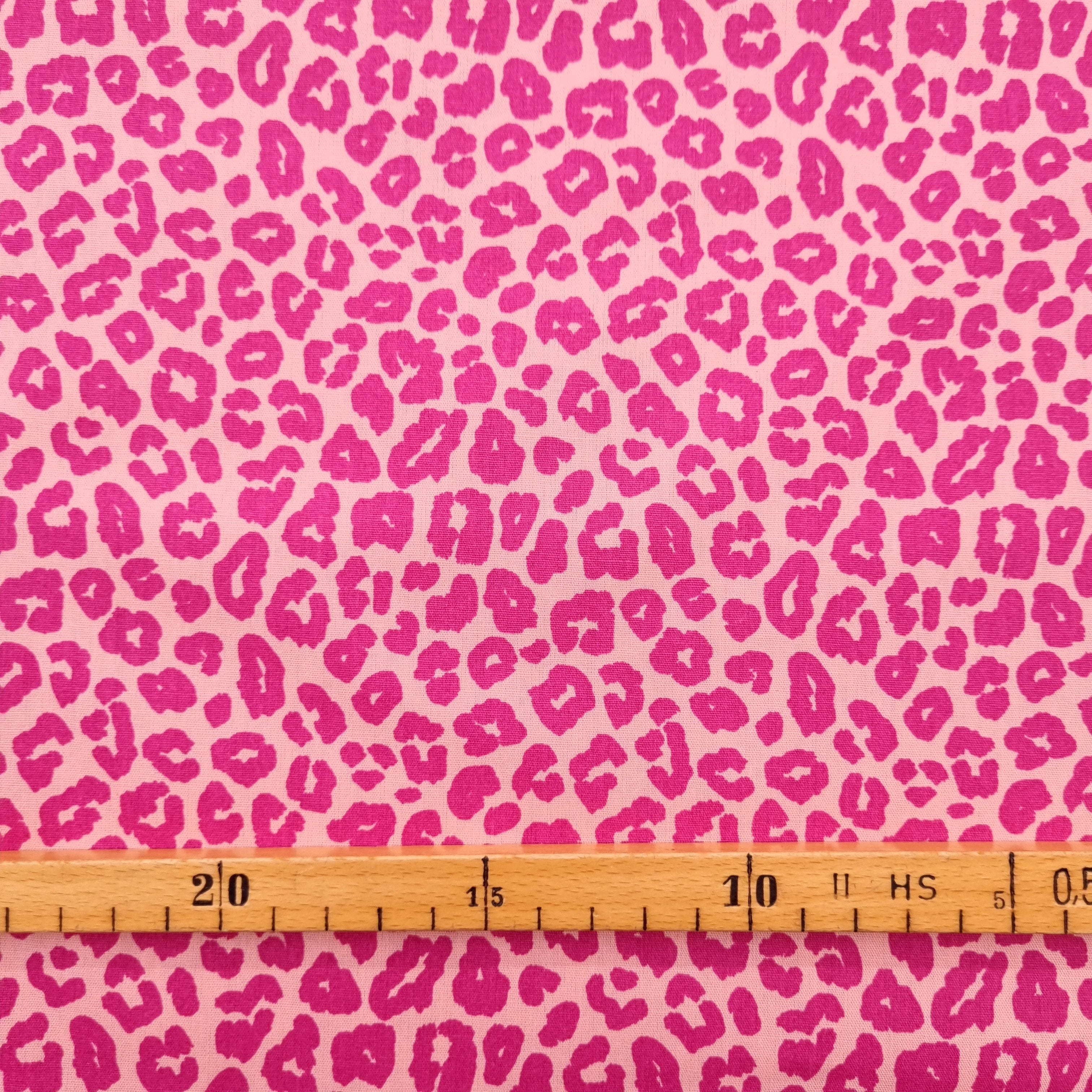 Leomuster rosa/pink Baumwolldruck Webstoff Swafing Malu - Stoffhaus