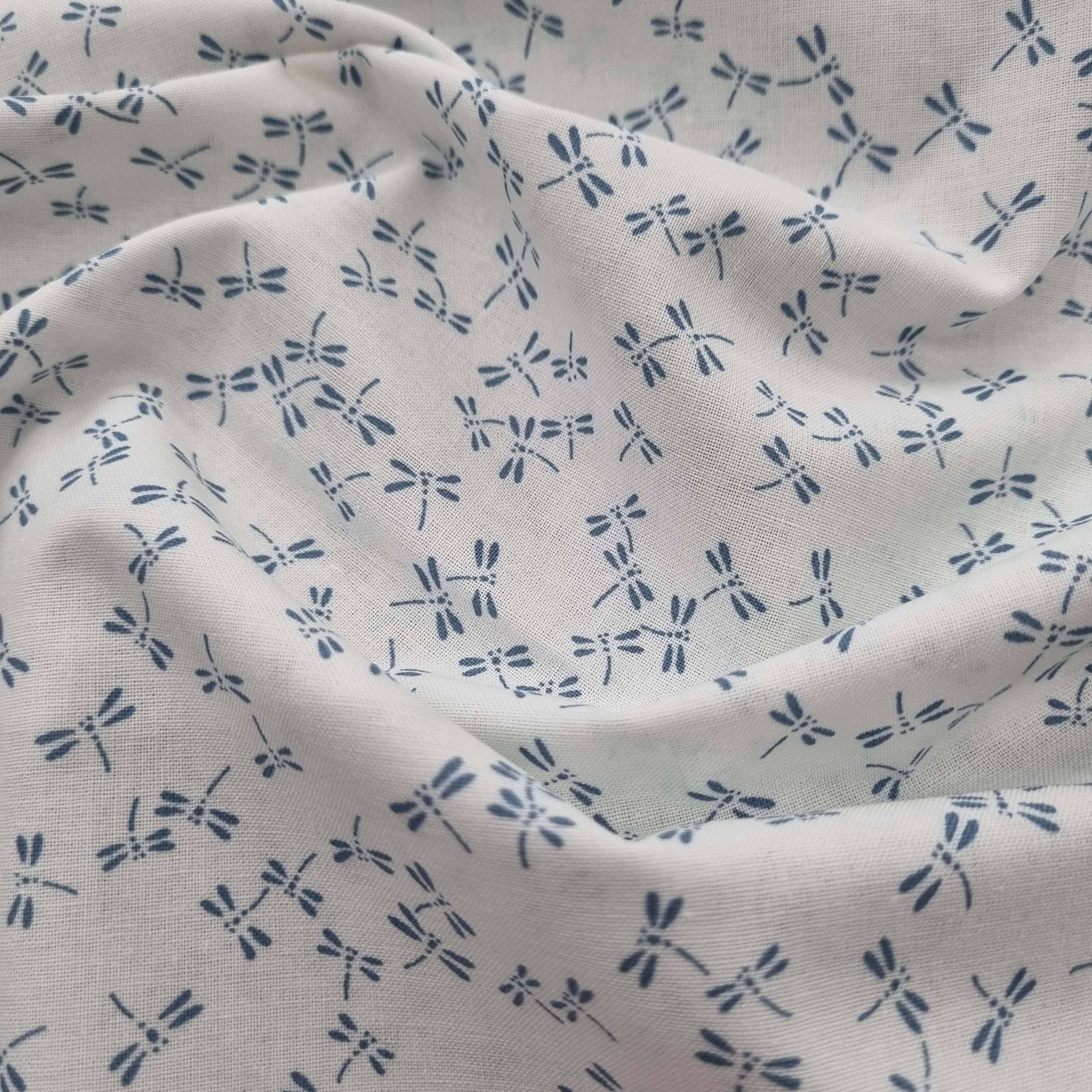 Libelle weiß Westfalenstoffe Webstoff Westfalenstoffe Malu - Stoffhaus