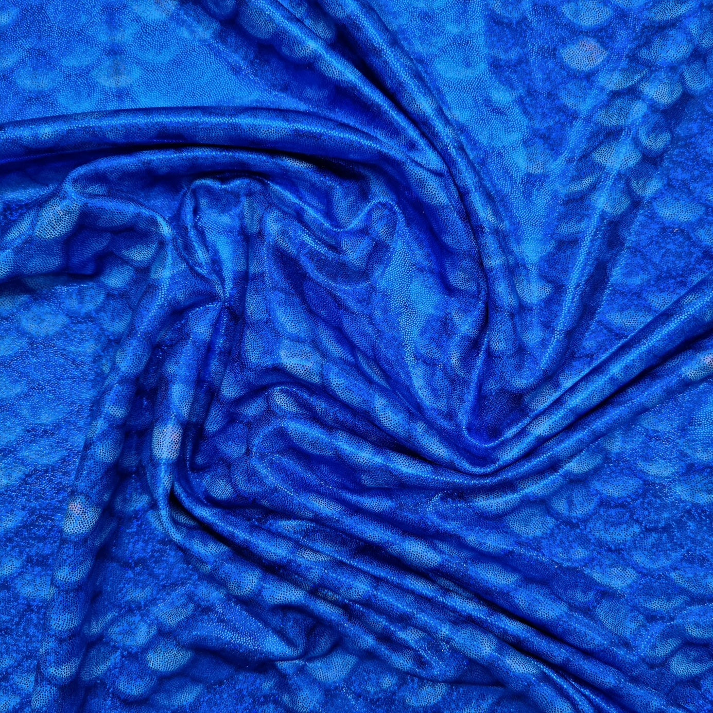 meerblau schillernder Schuppenjersey jersey, neu Malu Stoffhaus Malu - Stoffhaus