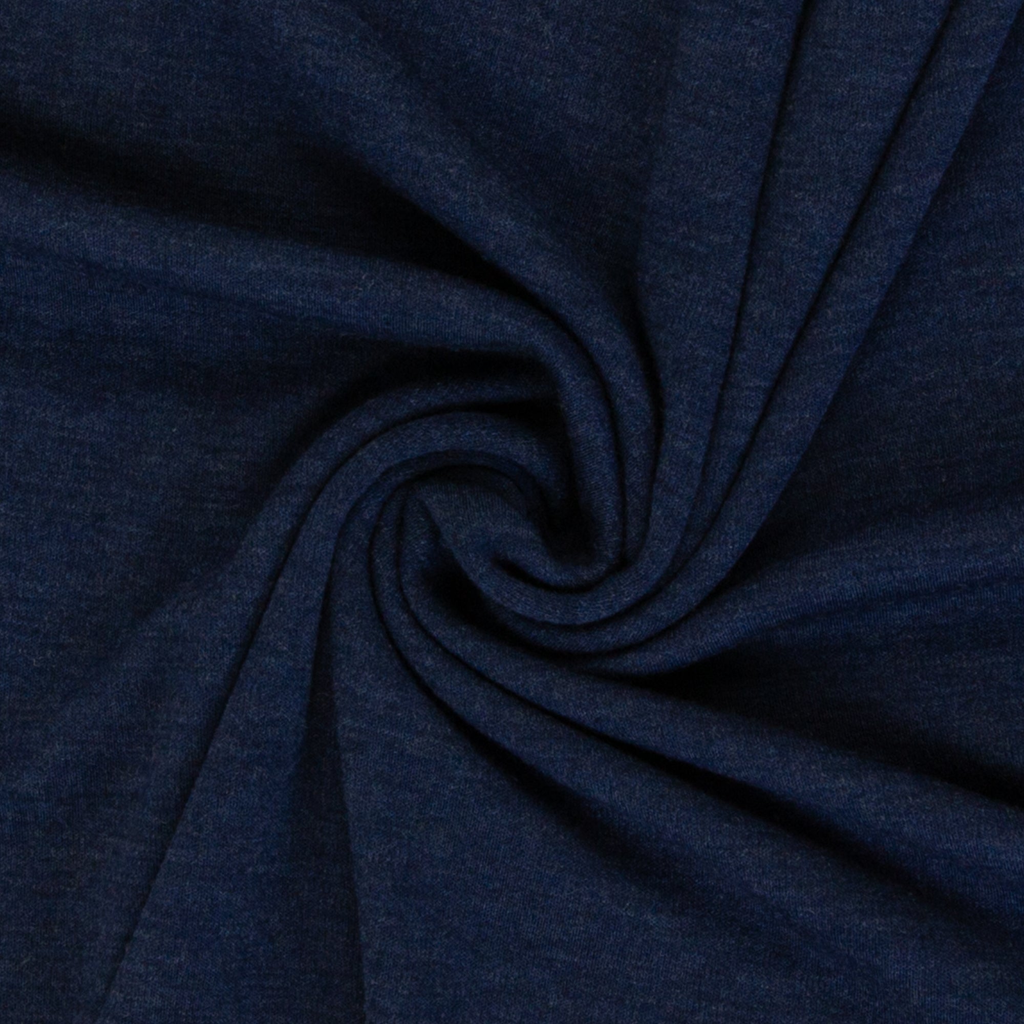 Merino Feinstrick vier Farben jersey, neu Malu Stoffhaus navy 596 Malu - Stoffhaus