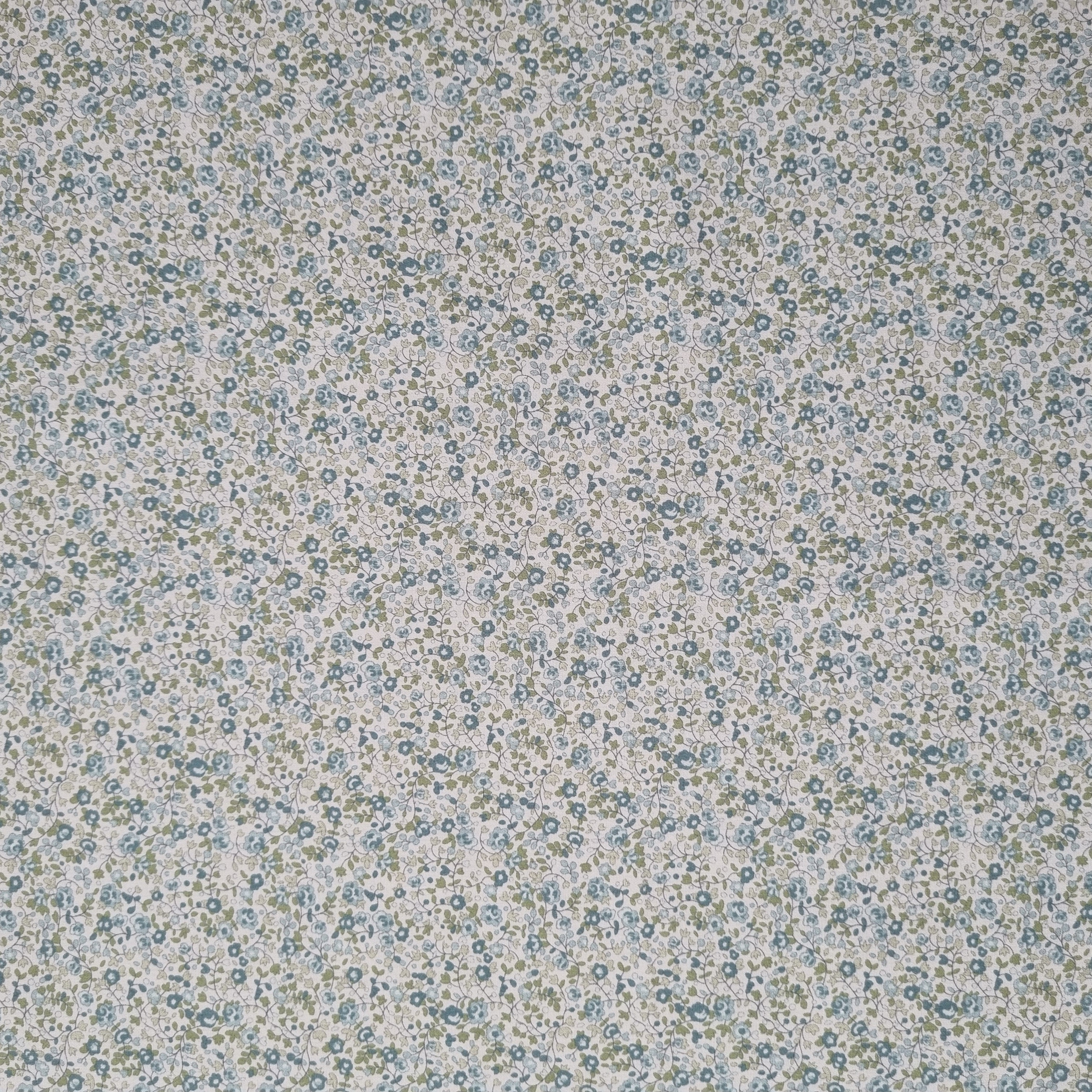 Mille Fleur blau/weiß Webstoff Marin & Carbonell Malu - Stoffhaus