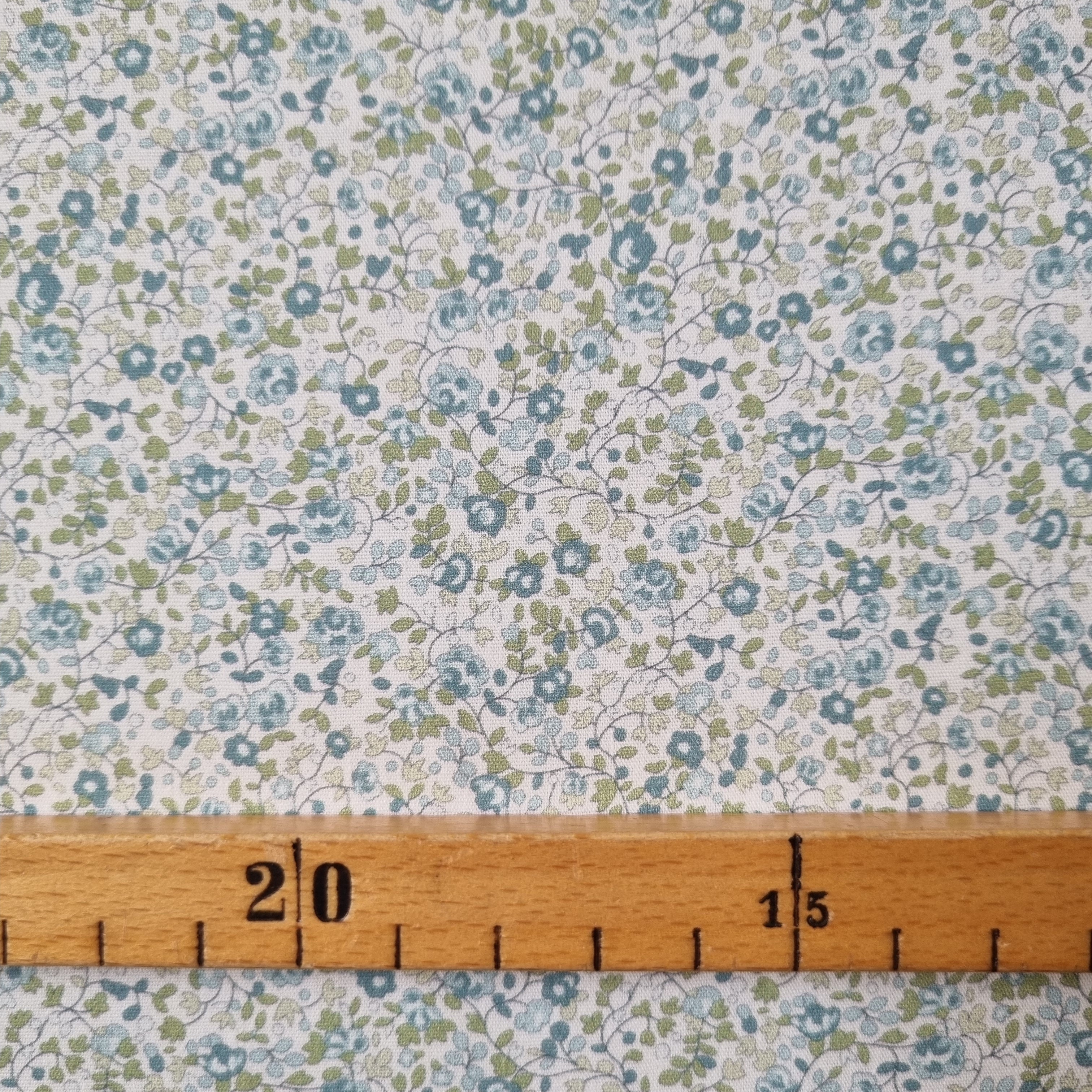 Mille Fleur blau/weiß Webstoff Marin & Carbonell Malu - Stoffhaus