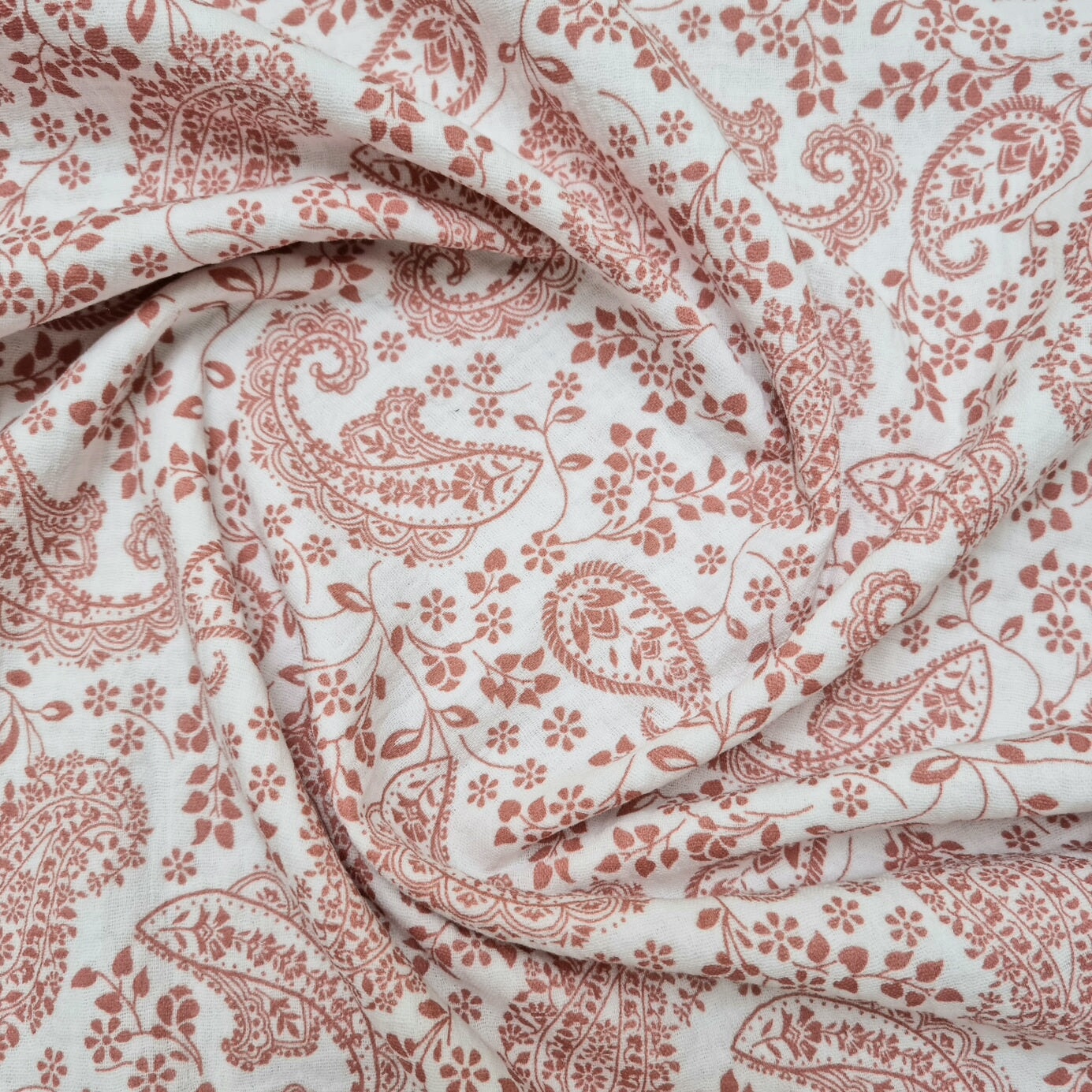 Musselin mit Paisleymuster Musselin, neu Malu Stoffhaus - Nähschule - Atelier Malu - Stoffhaus