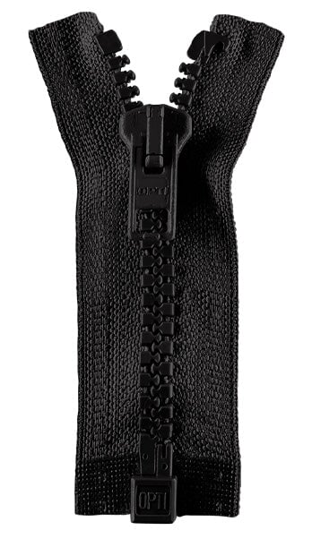 Opti Jackenreißverschluß teilbar 5mm schwarz 000 Reißverschlüsse Opti Malu - Stoffhaus