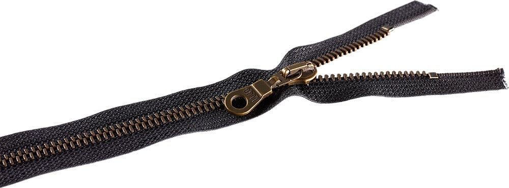 Opti metall Jackenreißverschluß teilbar 5mm schwarz 000 Reißverschlüsse Opti Malu - Stoffhaus