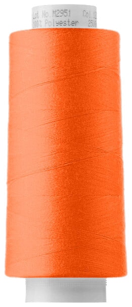Overlockgarn Troja Amann Garne Mettler 8414 grell Orange Malu - Stoffhaus