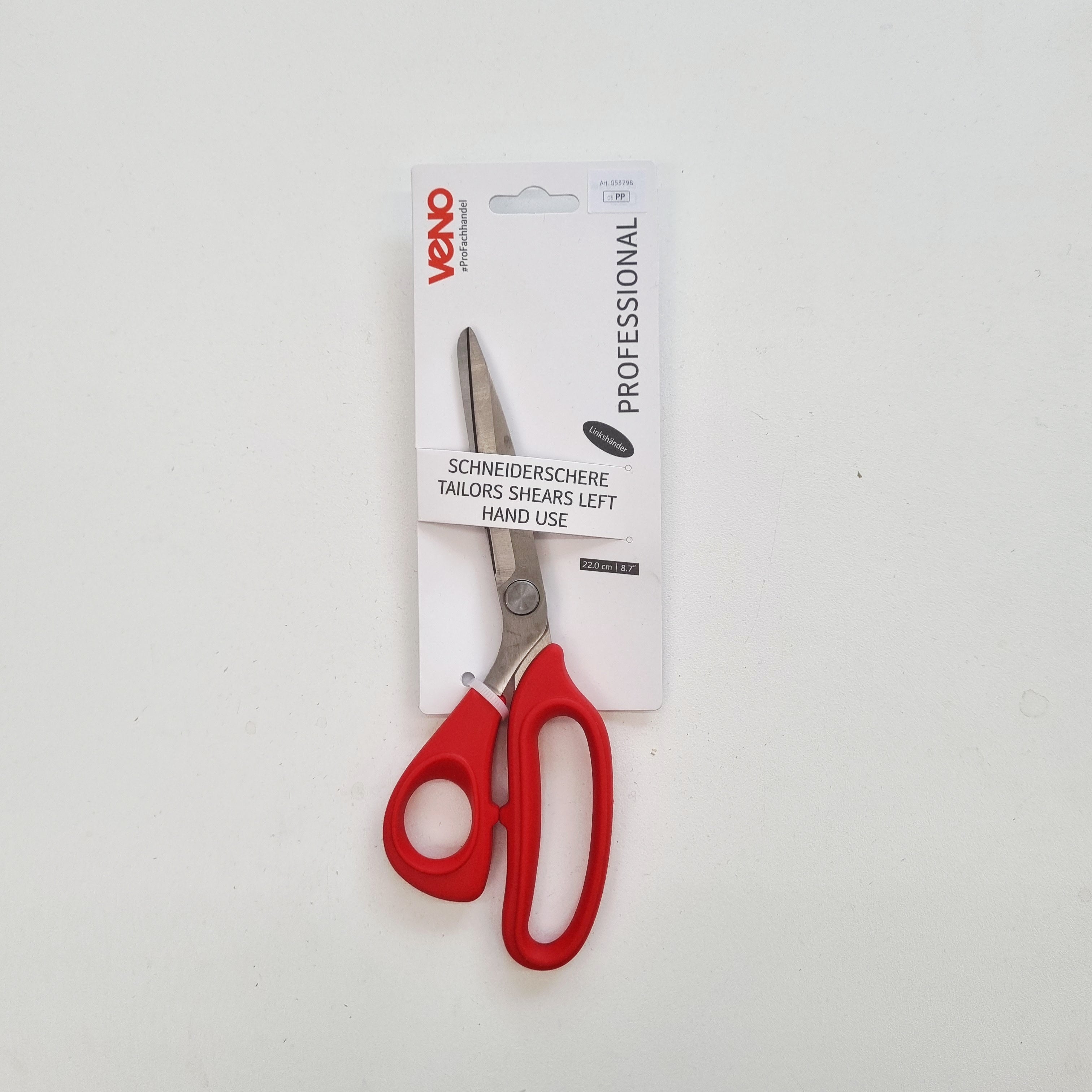 Professional Linkshänder Schneiderschere 8,5" 21cm Verschlüsse VENO Malu - Stoffhaus