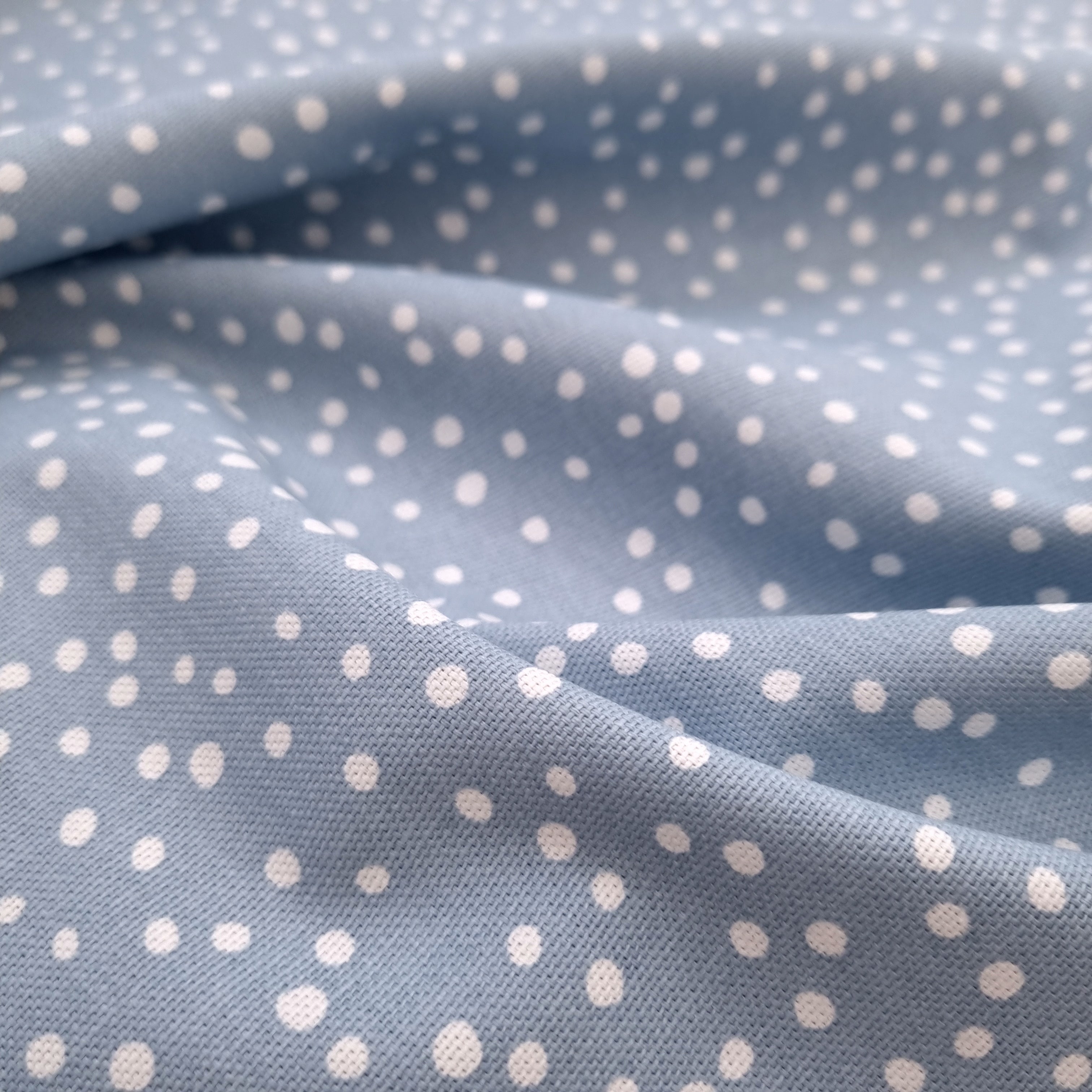 Pünktchencanvas Tiny denim Canvas Malu Stoffhaus Malu - Stoffhaus