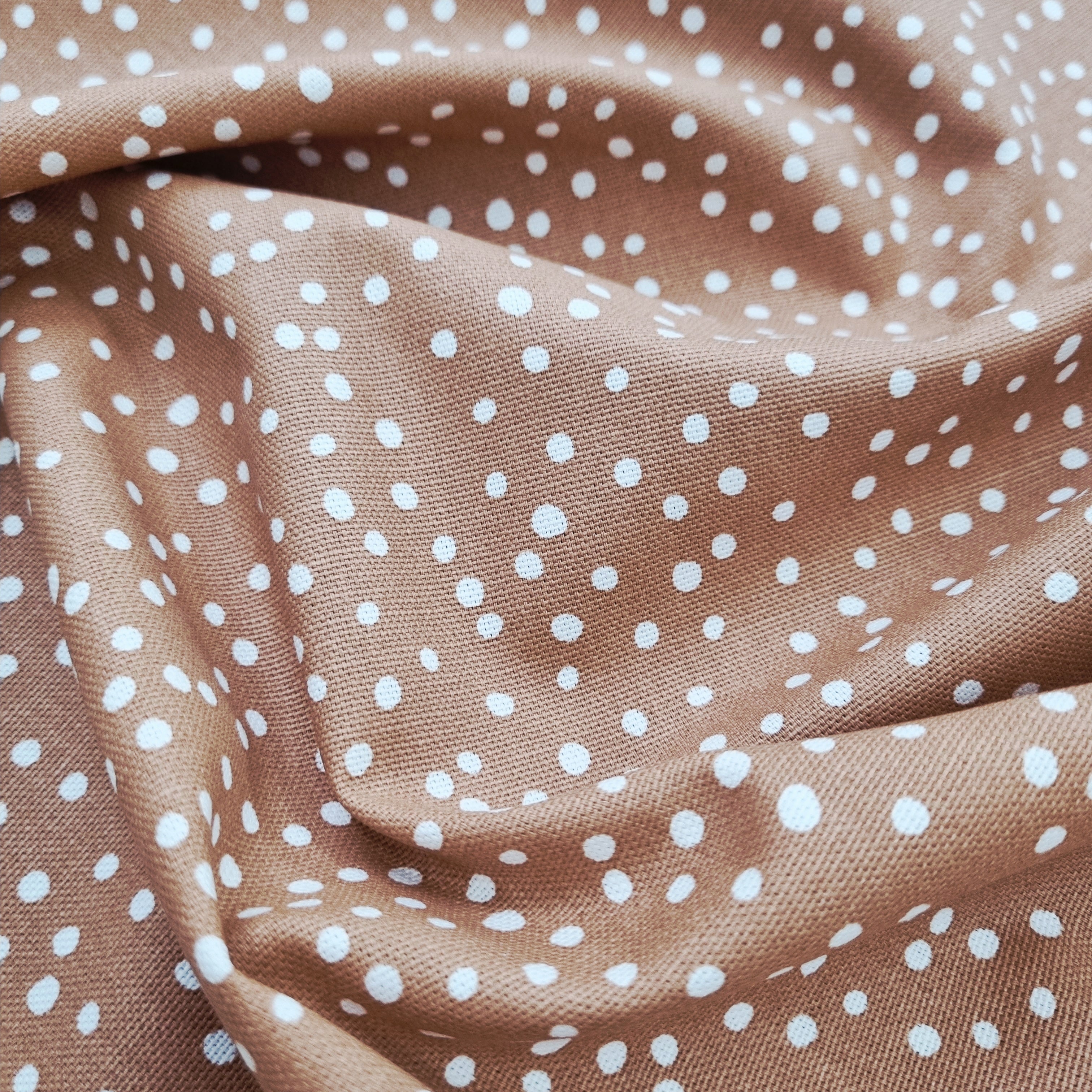 Pünktchencanvas Tiny marmalade Canvas Malu Stoffhaus Malu - Stoffhaus