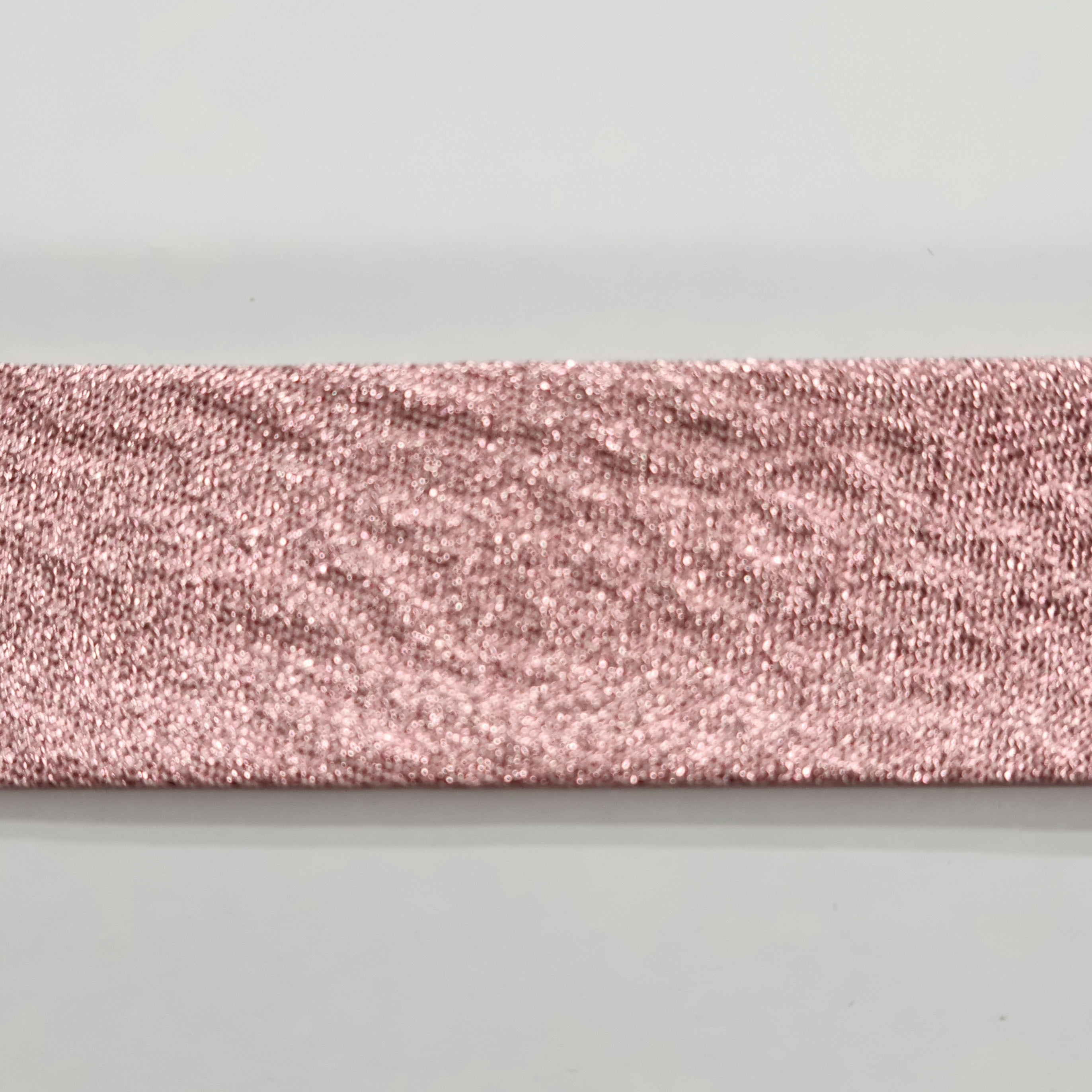 rosa Lurex Schrägband 40/20 Bänder Veno Malu - Stoffhaus