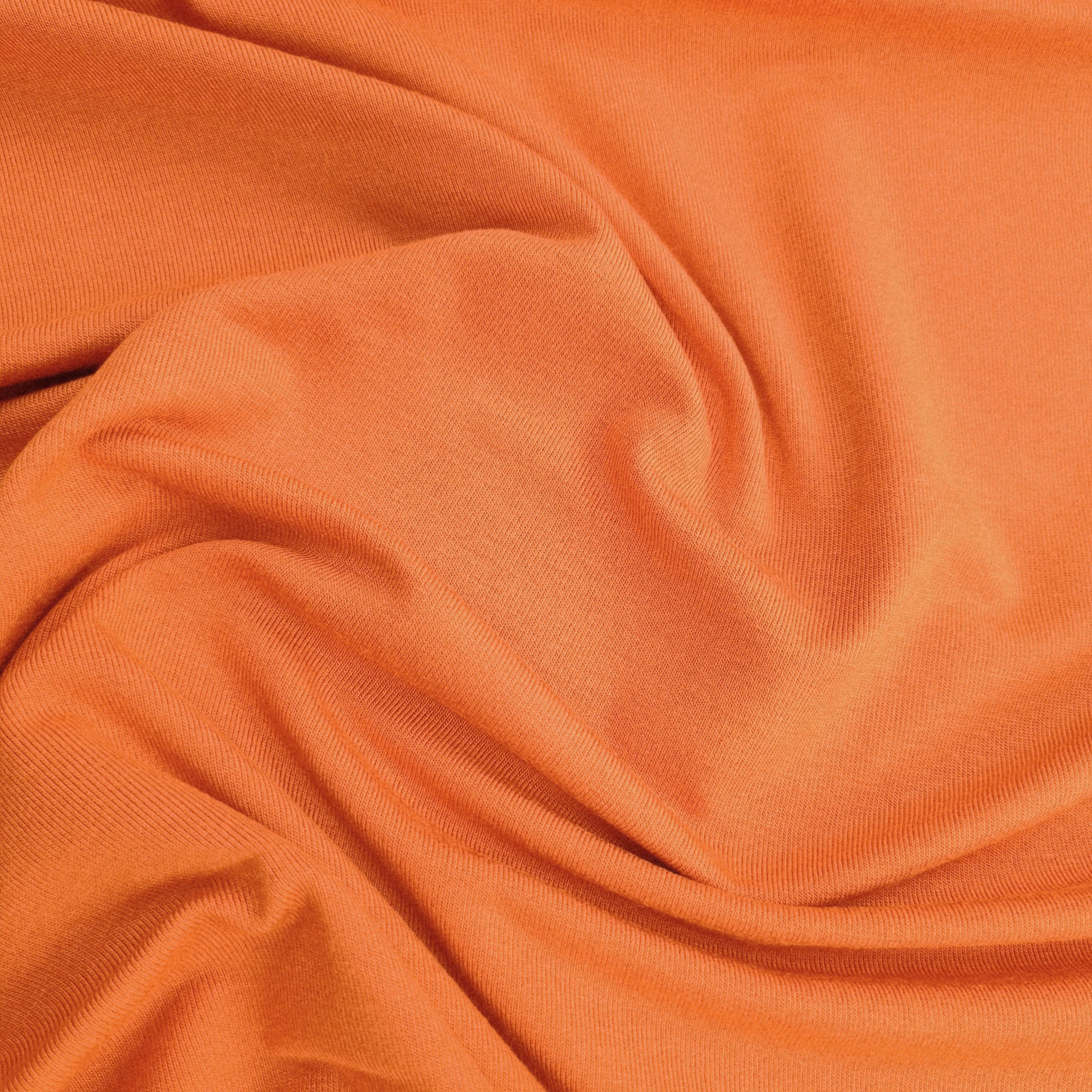 Tencel Modaljersey orange Sweat, neu Verhees Malu - Stoffhaus