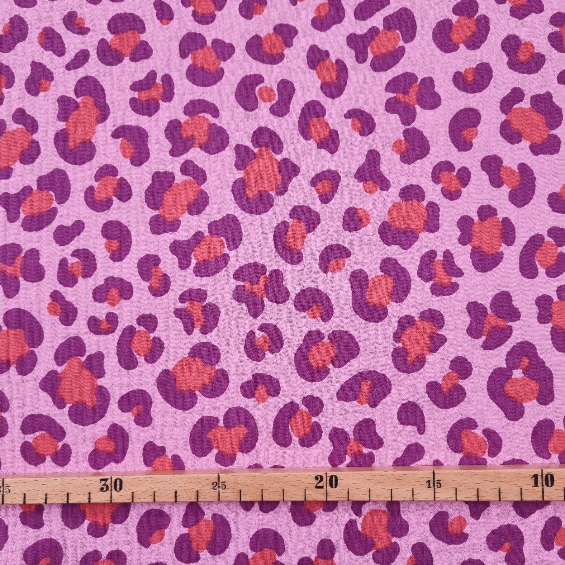 trendy Leodruck auf Musselin Musselin, neu Malu Stoffhaus - Nähschule - Atelier Malu - Stoffhaus